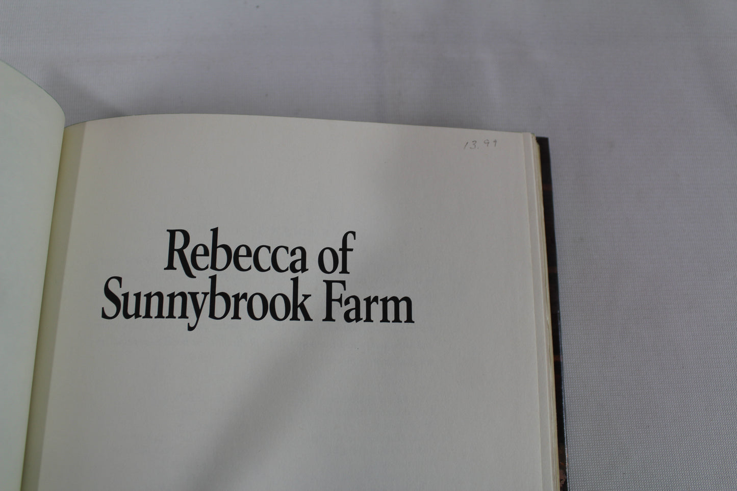 Rebecca of Sunnybrook Farm (Books of Wonder) by Kate Douglas Wiggin, Helen M. Grose, Peter Glassman