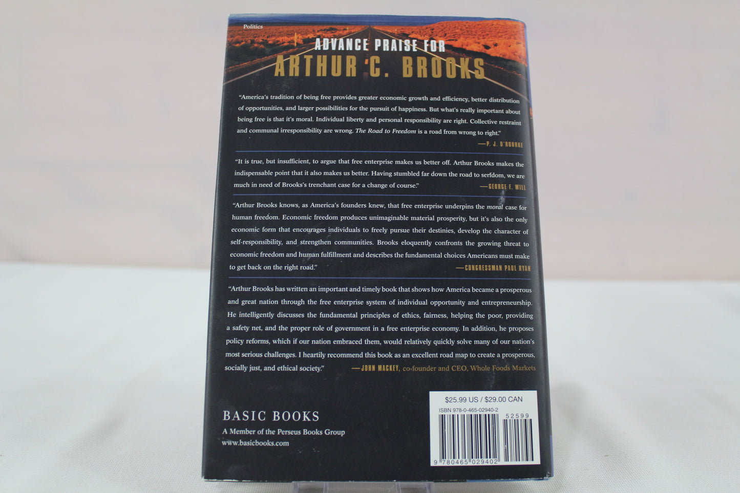 The Road to Freedom: How to Win the Fight for Free Enterprise by Arthur C. Brooks