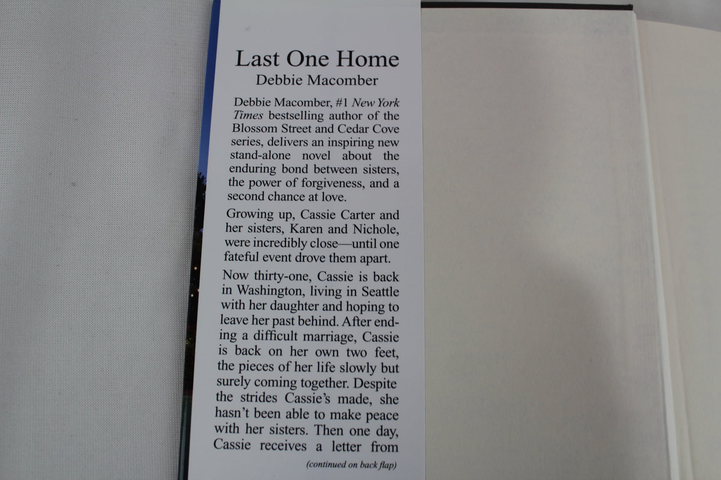 Last One Home by Debbie Macomber [Large Print]