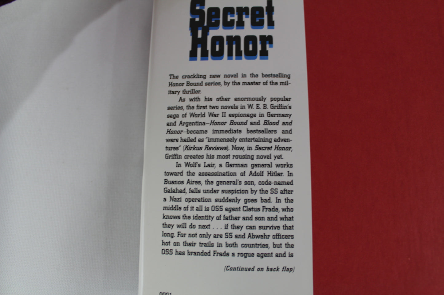 Secret Honor by W.E.B. Griffin