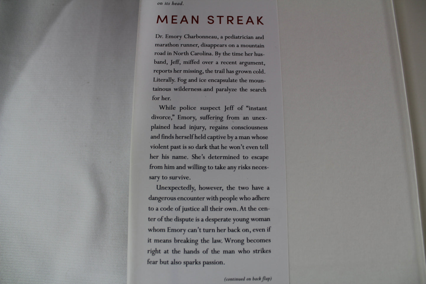 Mean Streak by Sandra Brown