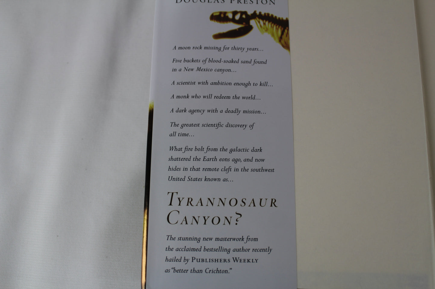 Tyrannosaur Canyon by Douglas Preston