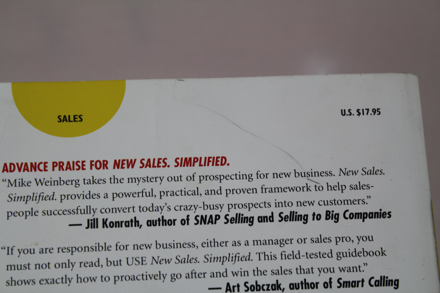 New Sales. Simplified.: The Essential Handbook for Prospecting and New Business Development by Mike Weinberg