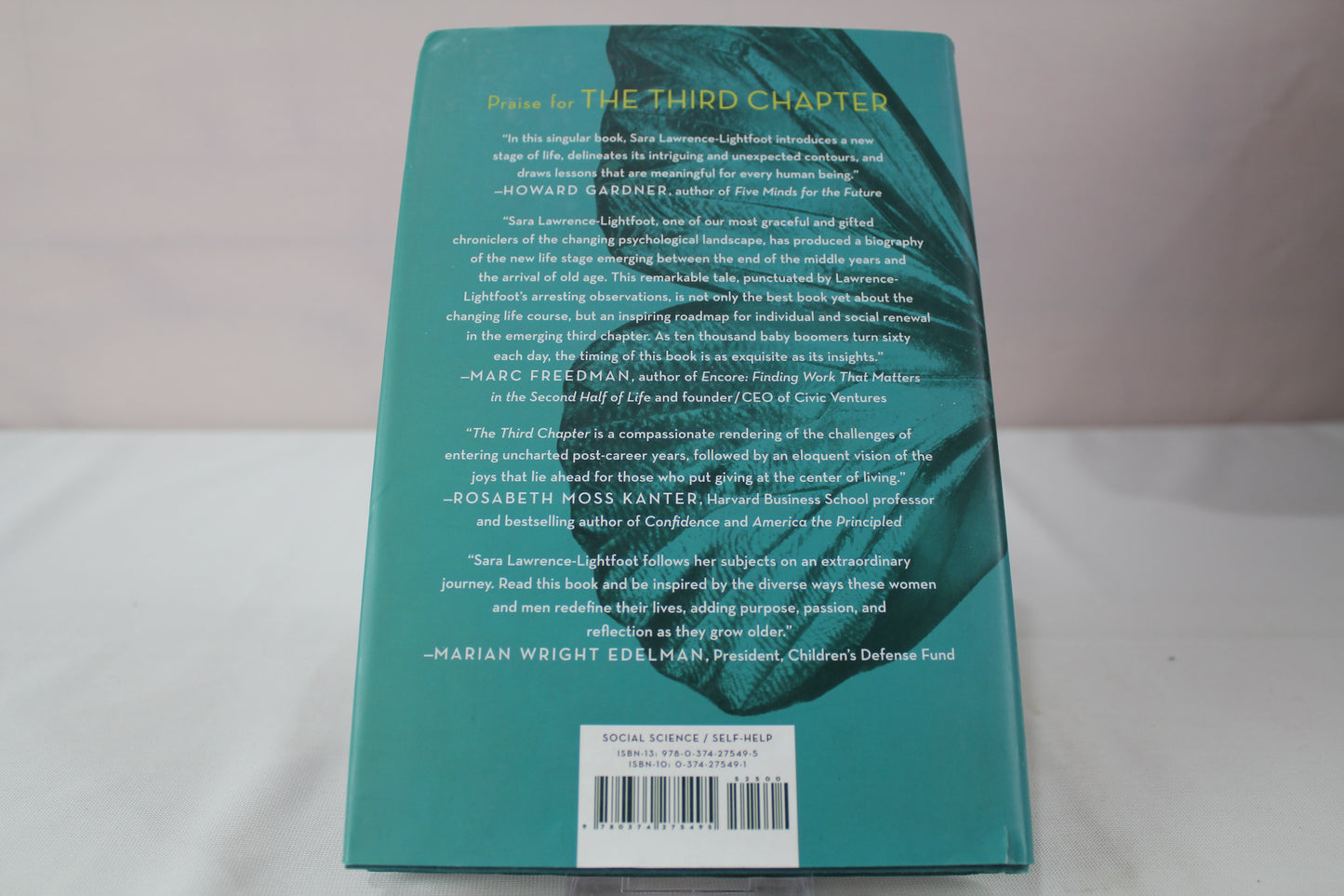 The Third Chapter: Passion, Risk, and Adventure in the 25 Years After 50 by Sara Lawrence-Lightfoot