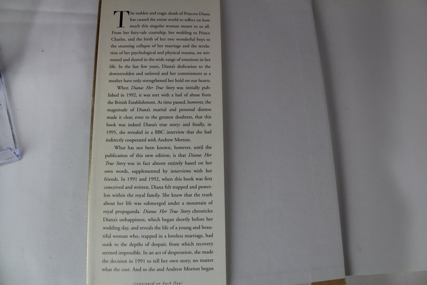 Diana Her True Story Commemorative Edition by Andrew Morton