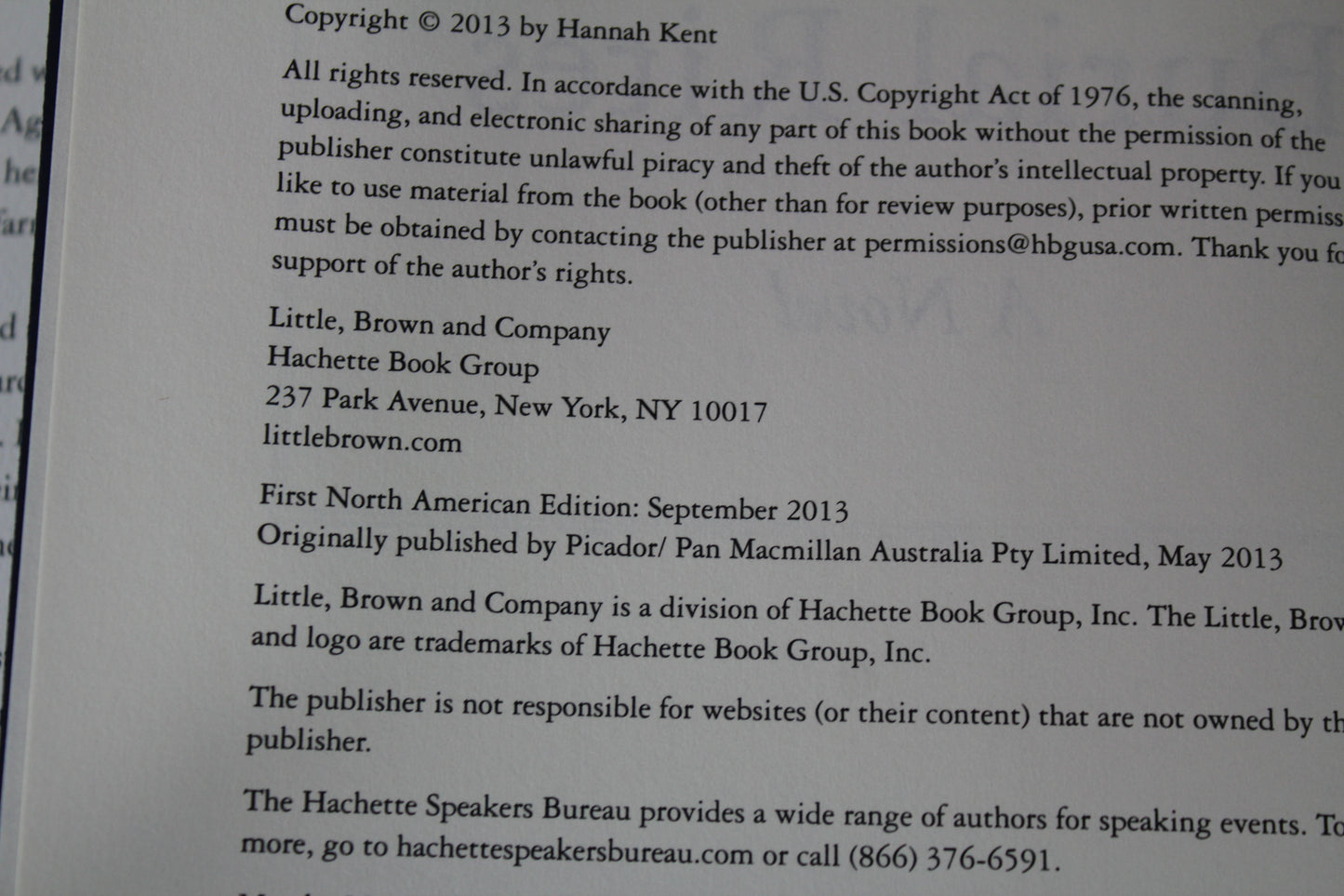 Burial Rites: A Novel by Hannah Kent