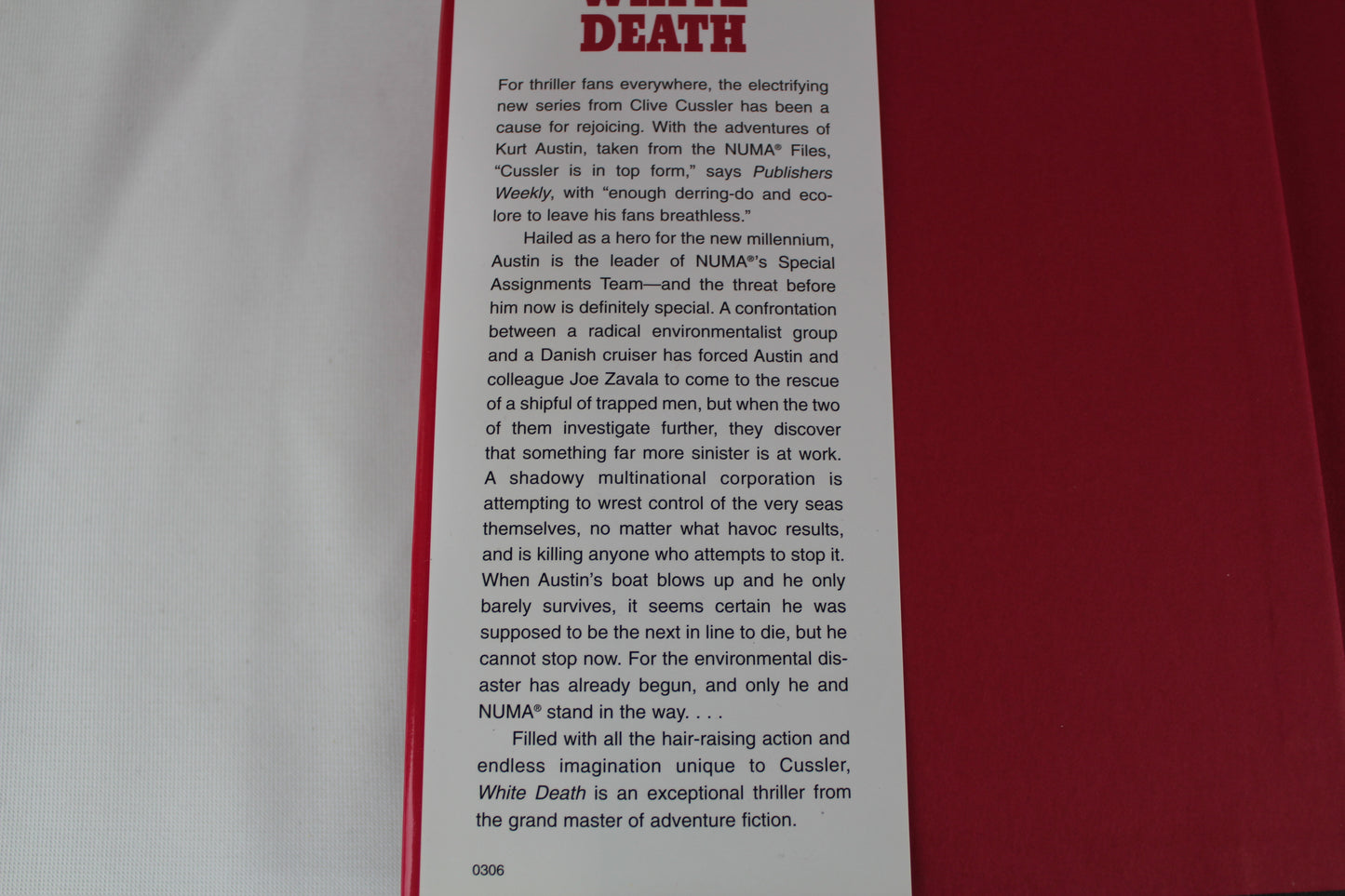 White Death (NUMA Files) by Clive Cussler, Paul Kemprecos