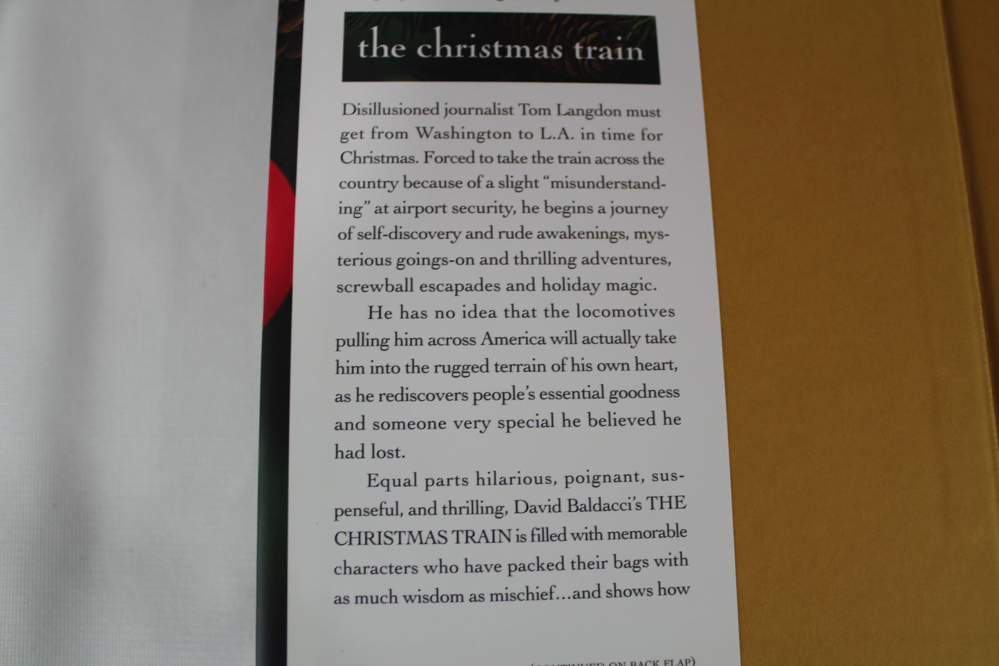 The Christmas Train by David Baldacci