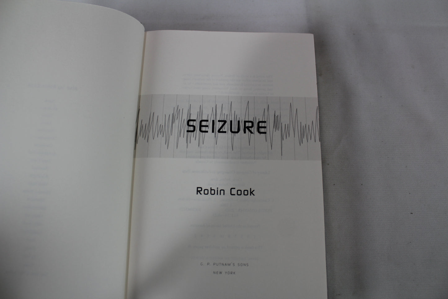 Seizure by Robin  Cook