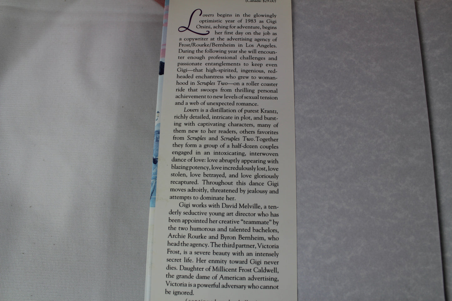 LOVERS by Judith Krantz
