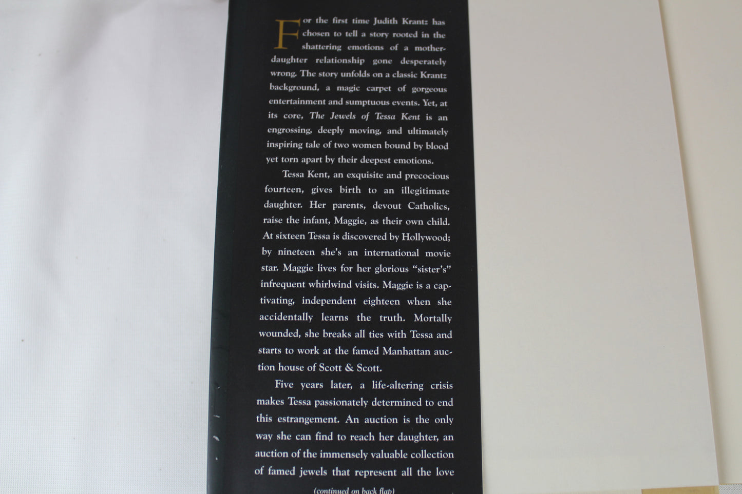 The Jewels of Tessa Kent by Judith Krantz