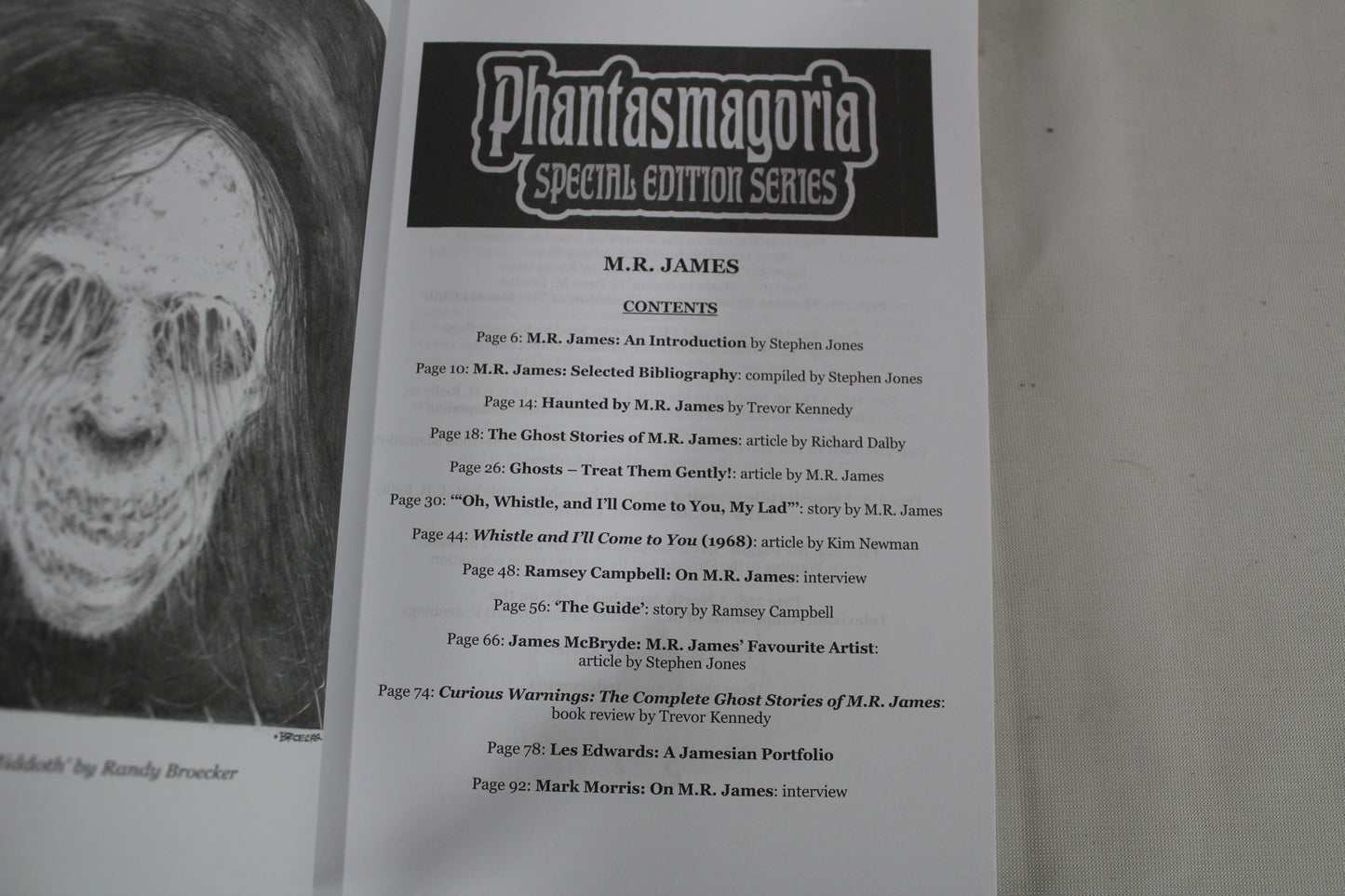 Phantasmagoria Special Edition Series #3: M.R. James by Mr Trevor Kennedy