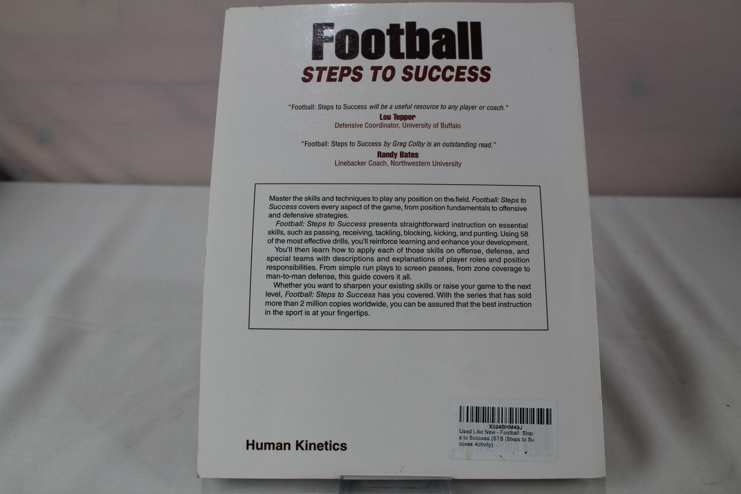 Football: Steps to Success (STS (Steps to Success Activity) by Greg Colby