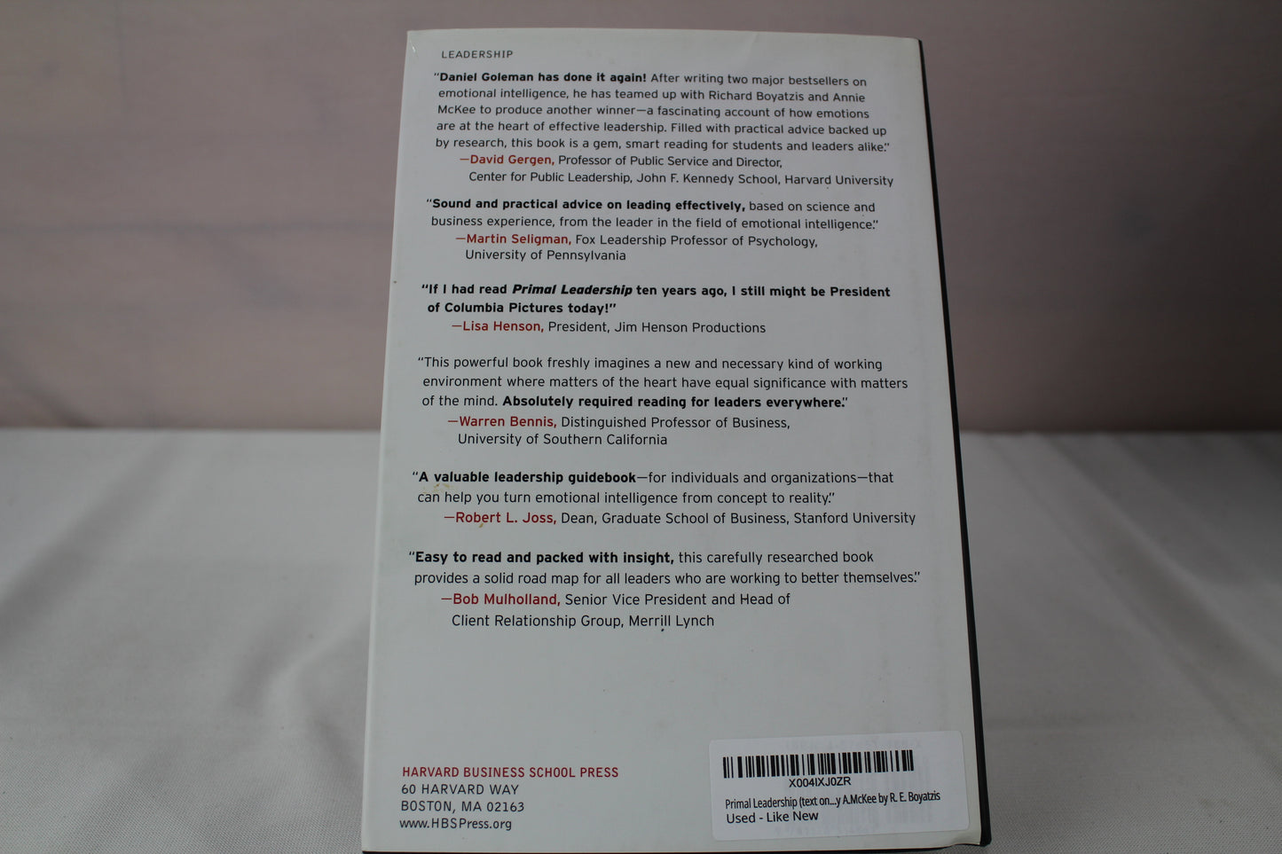 Primal Leadership, With a New Preface by the Authors: Unleashing the Power of Emotional Intelligence by Daniel Goleman, Richard E. Boyatzis, Annie McKee