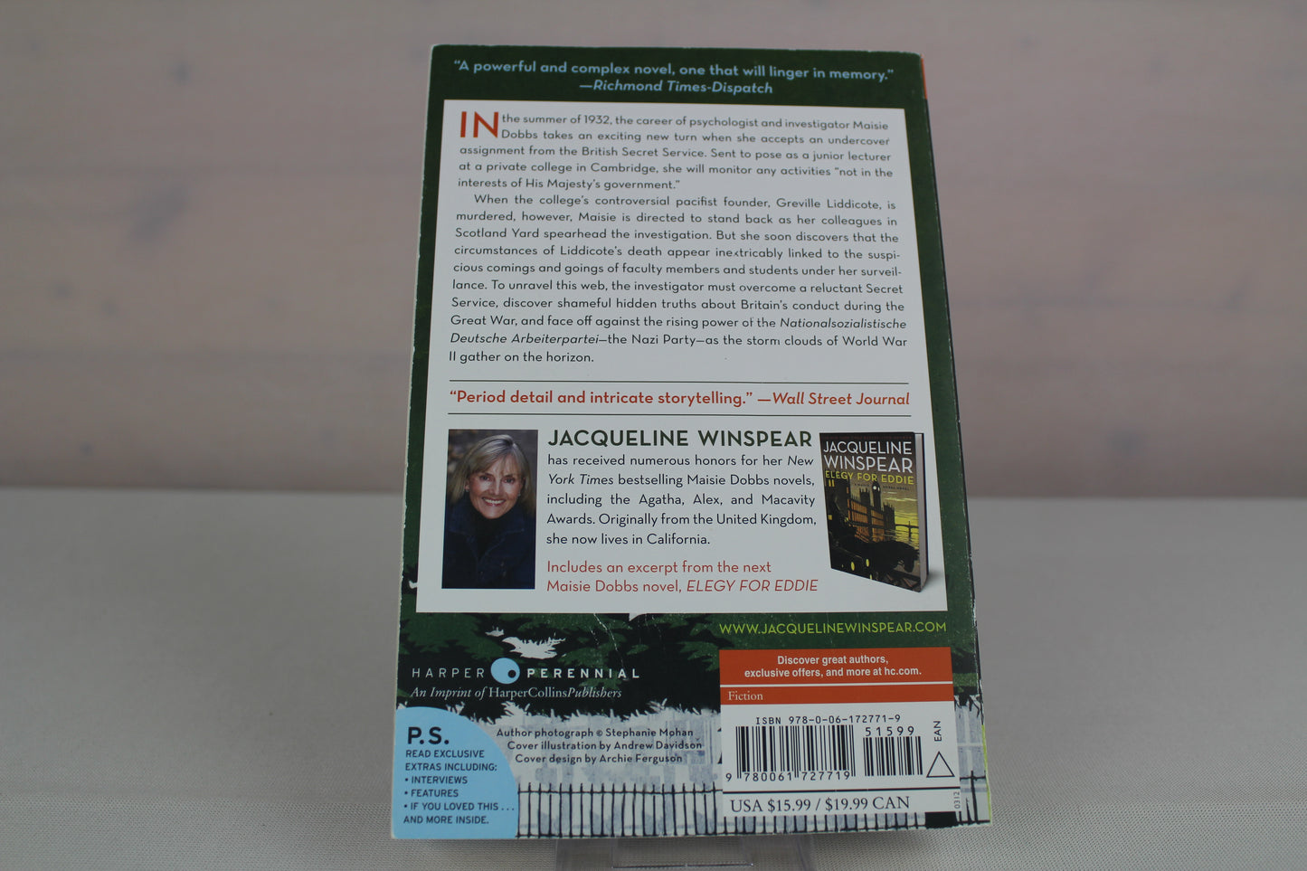 A Lesson in Secrets: A Maisie Dobbs Novel by Jacqueline Winspear
