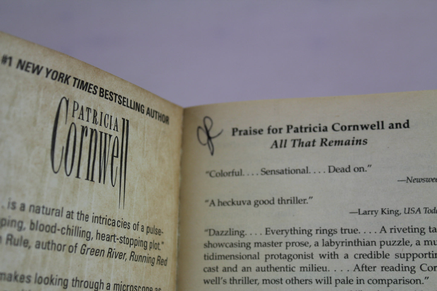 All That Remains (Kay Scarpetta Mysteries) by Patricia Cornwell