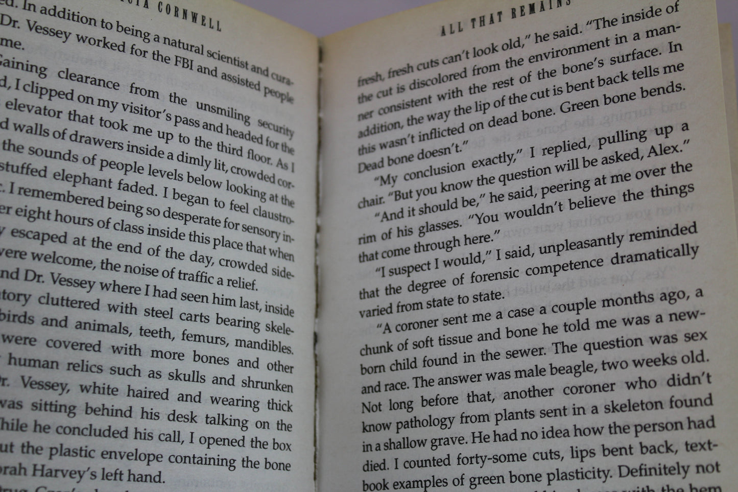 All That Remains (Kay Scarpetta Mysteries) by Patricia Cornwell