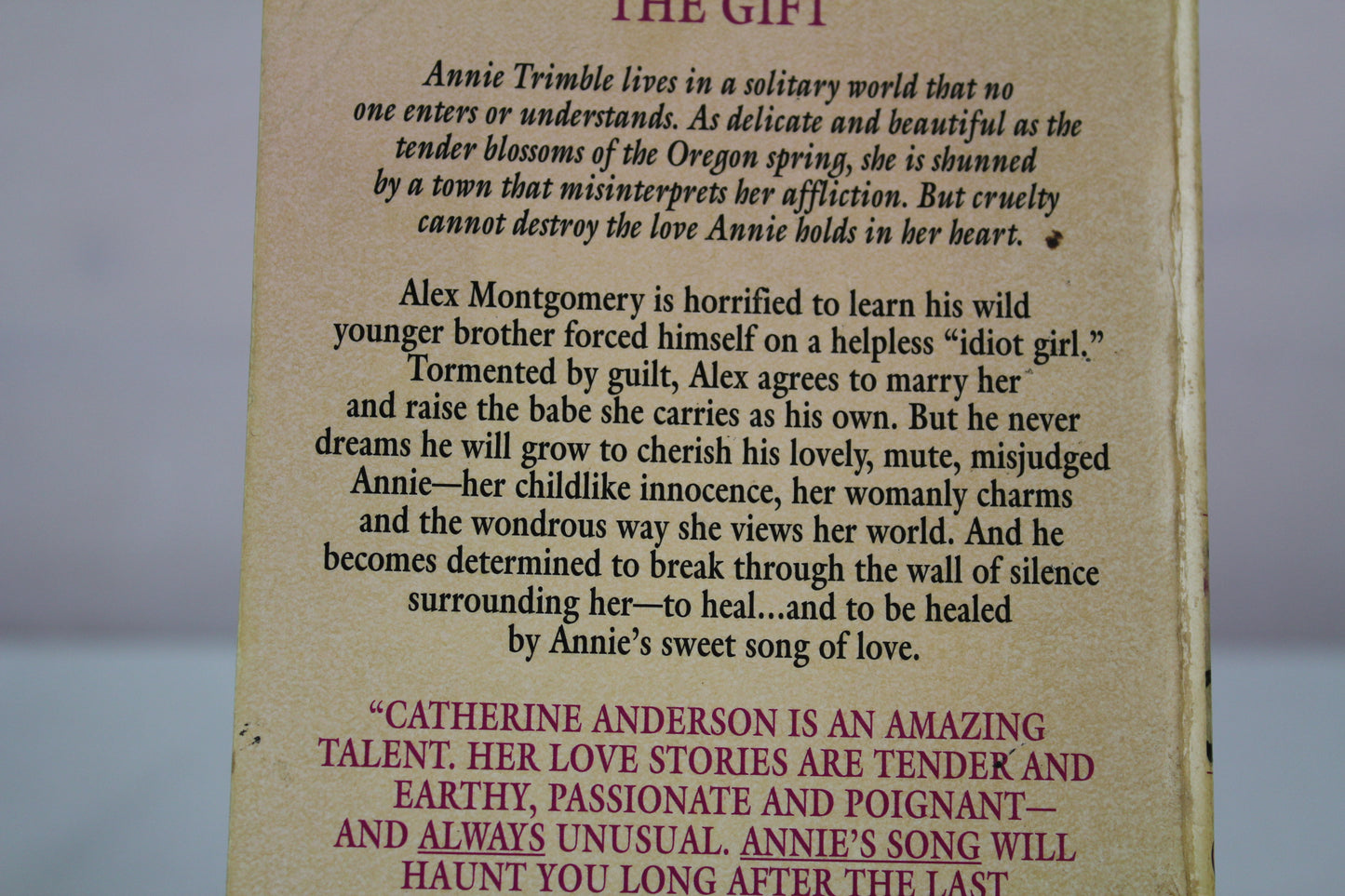 Annie's Song: A Tender and Sweet Historical Romance About Innocent Love and Healing by Catherine Anderson