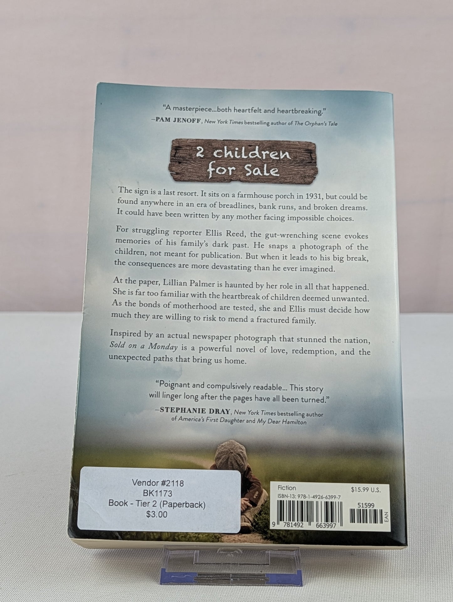 Sold on a Monday: A Novel by Kristina McMorris