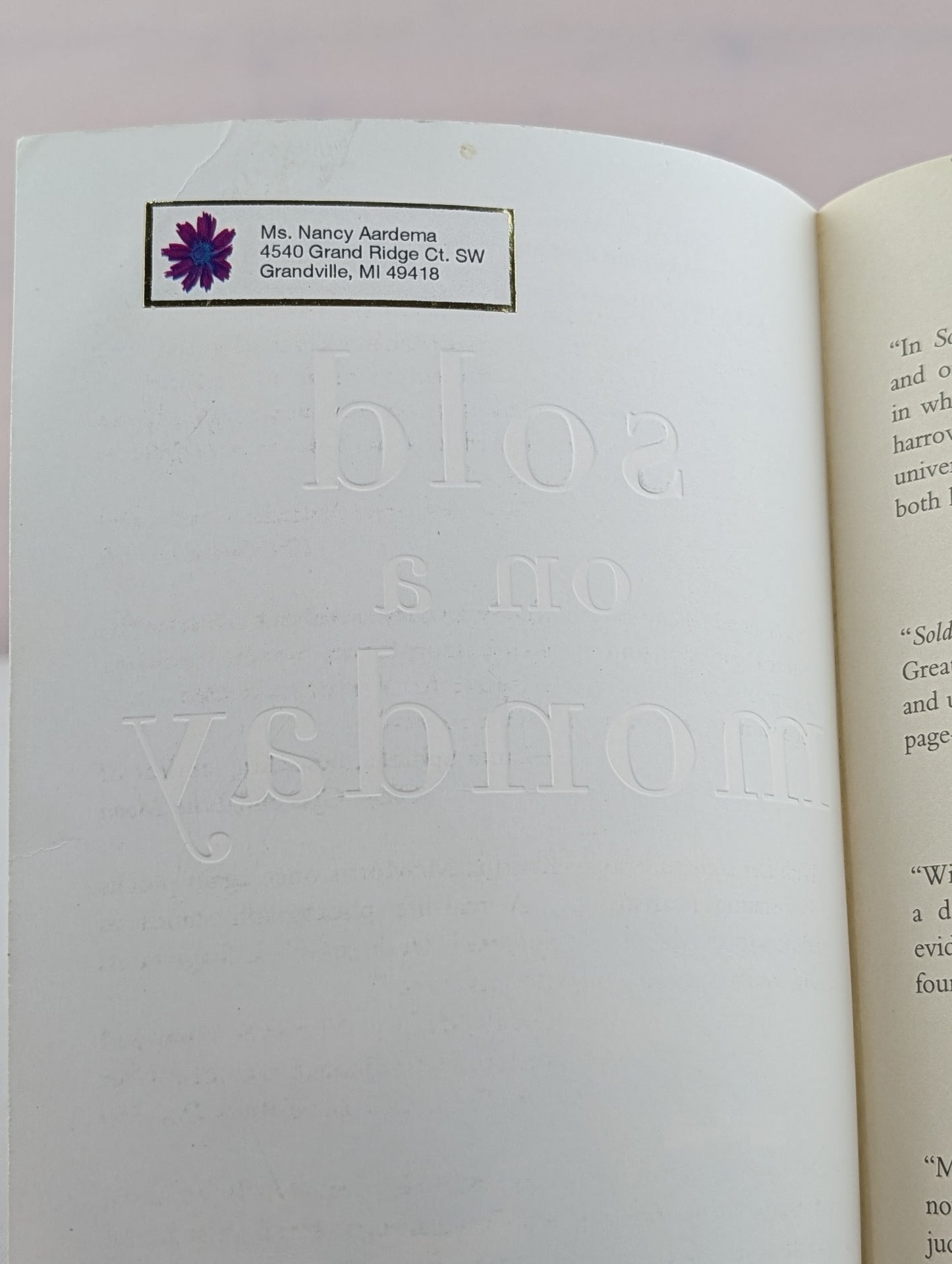 Sold on a Monday: A Novel by Kristina McMorris
