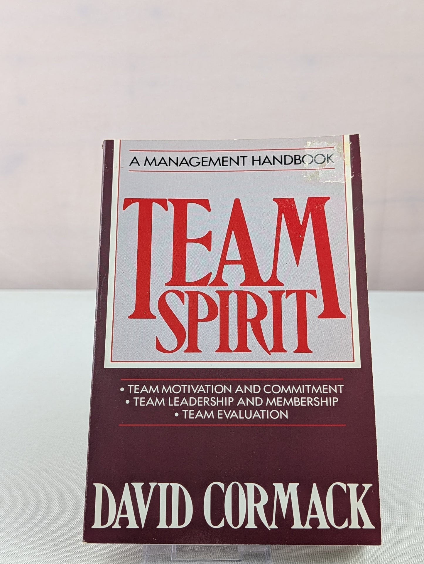 Team Spirit: A Management Handbook/Team Motivation and Commitment, Team Leadership and Membership, Team Evaluation