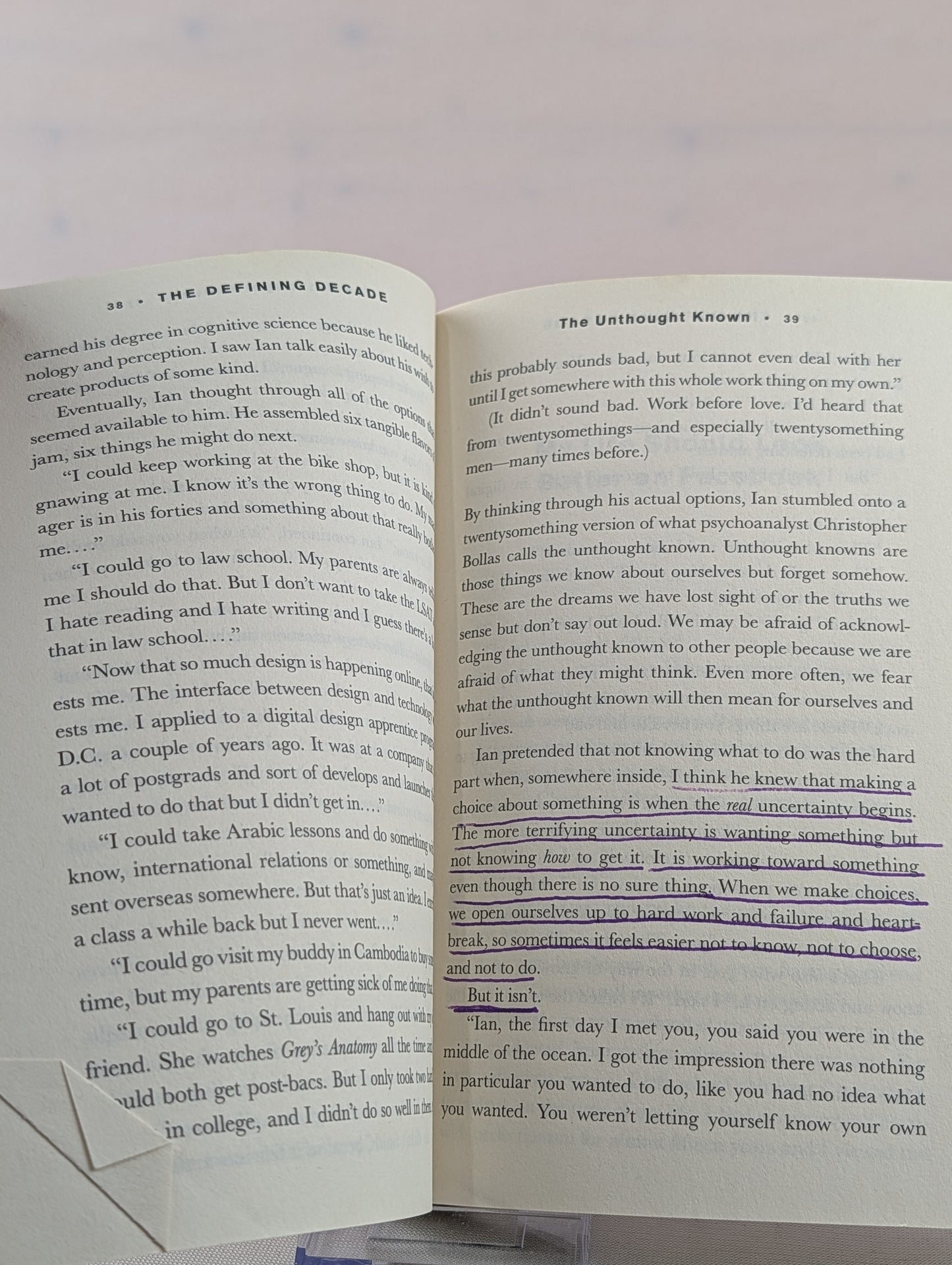 The Defining Decade: Why Your Twenties Matter--And How to Make the Most of Them Now by Meg Jay