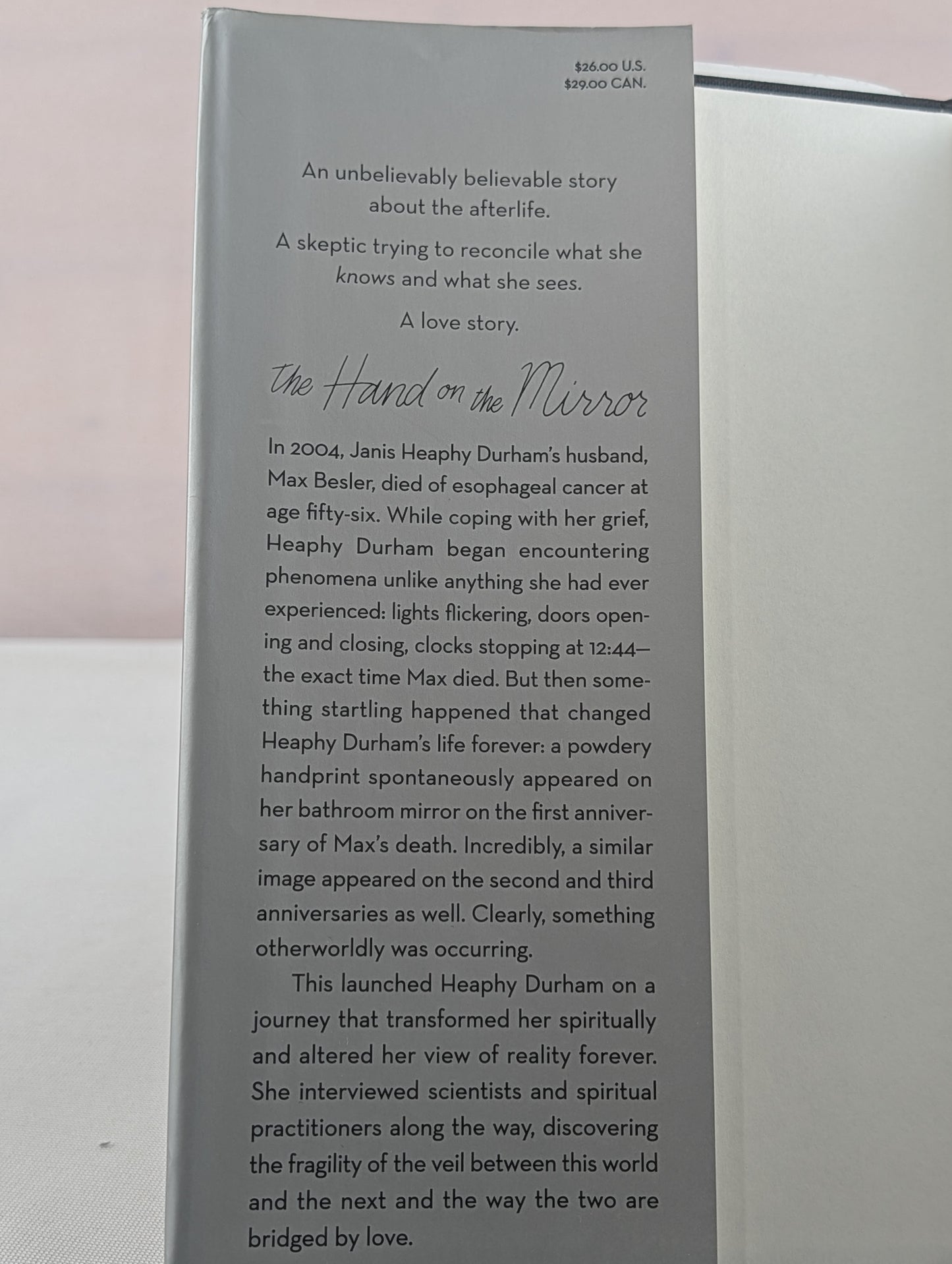 The Hand on the Mirror: A True Story of Life Beyond Death by Janis Heaphy Durham