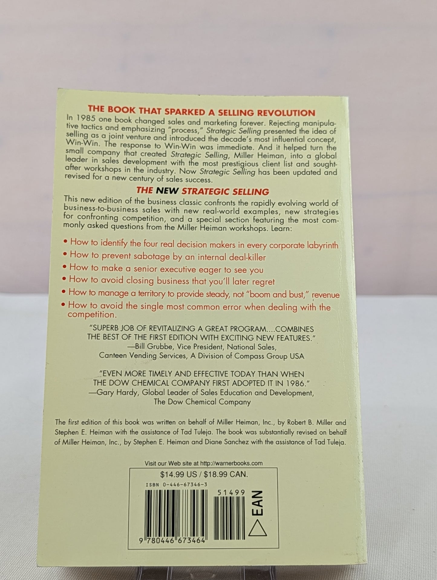 The New Strategic Selling: The Unique Sales System Proven Successful by the World's Best Companies by Stephen E. Heiman
