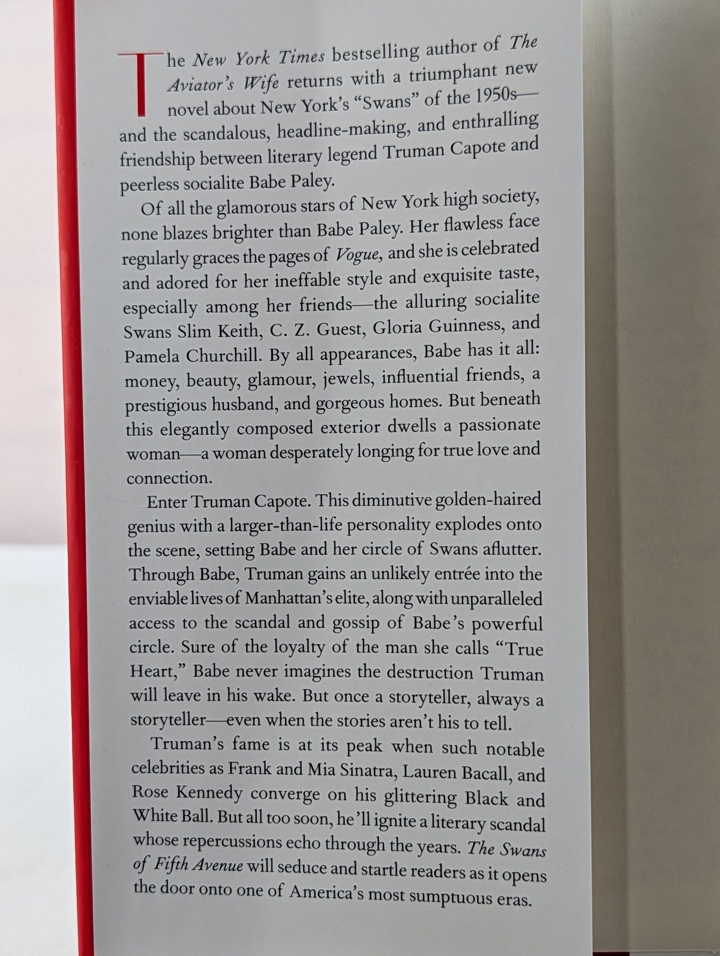The Swans of Fifth Avenue: A Novel by Melanie Benjamin