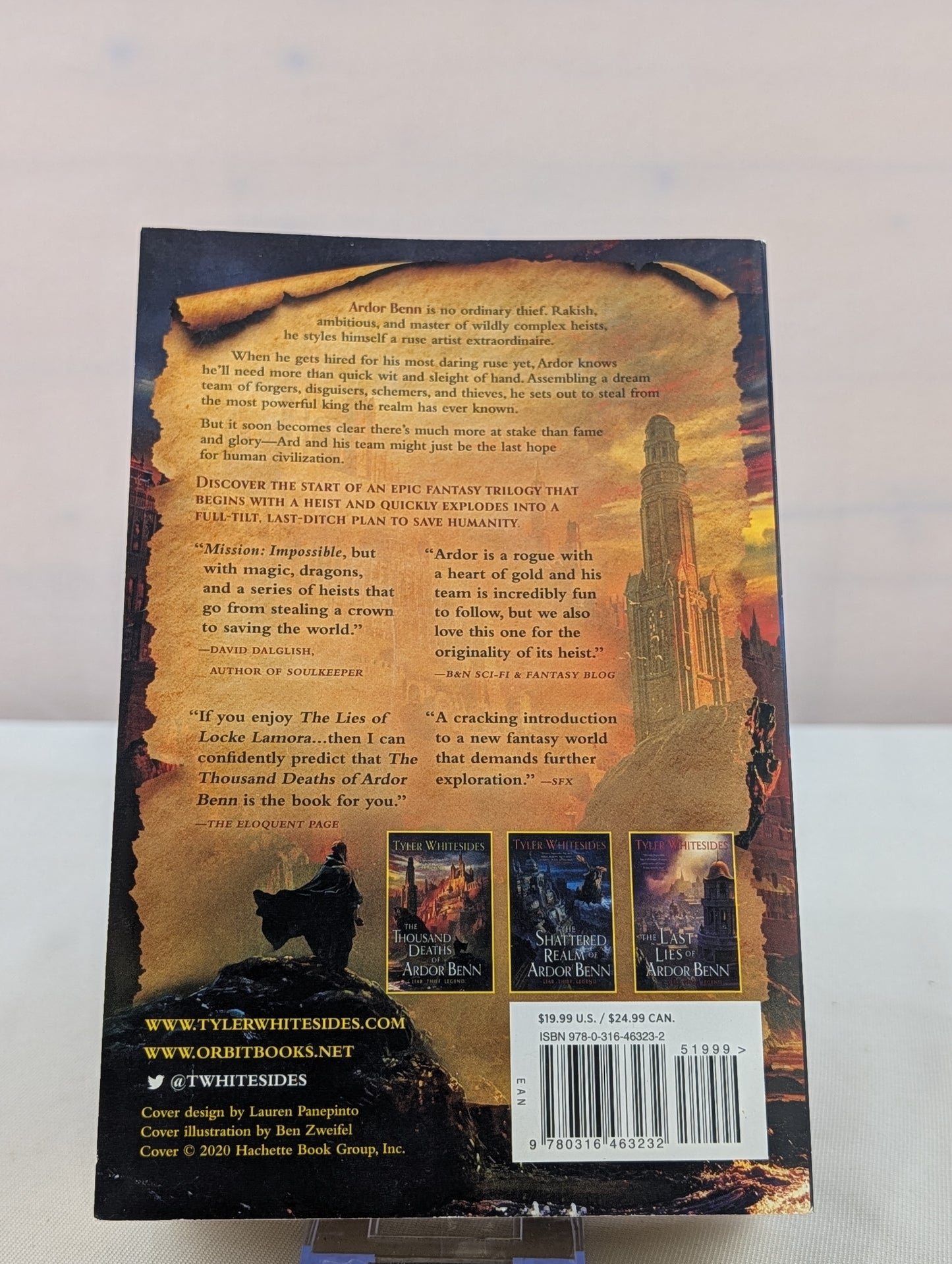 The Thousand Deaths of Ardor Benn: 1 by Tyler Whitesides