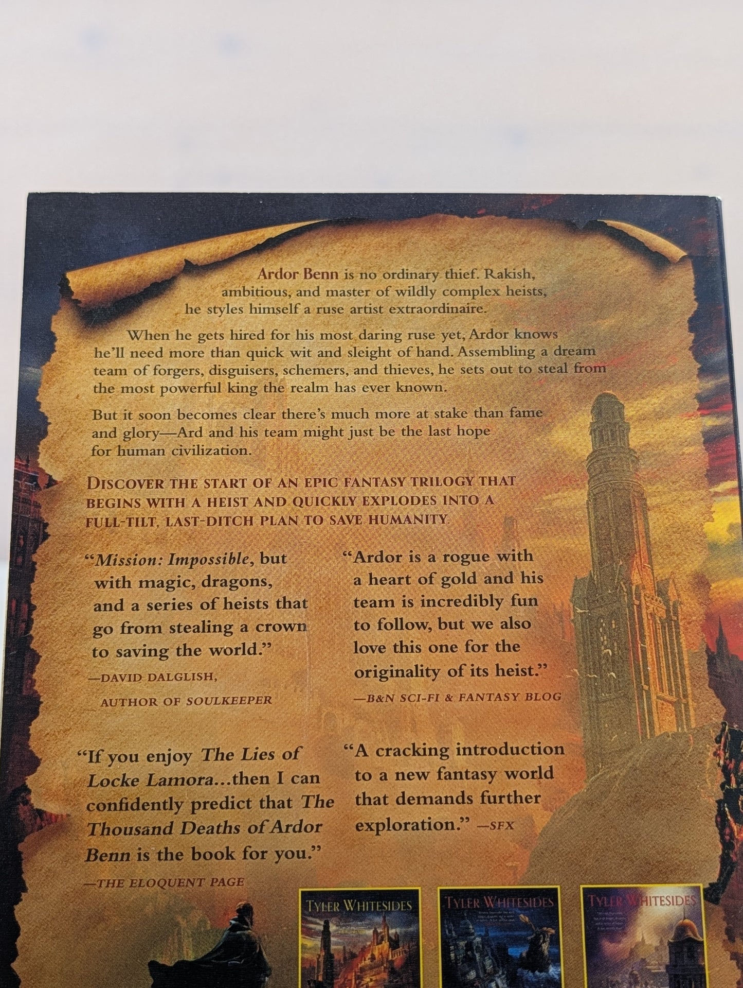 The Thousand Deaths of Ardor Benn: 1 by Tyler Whitesides