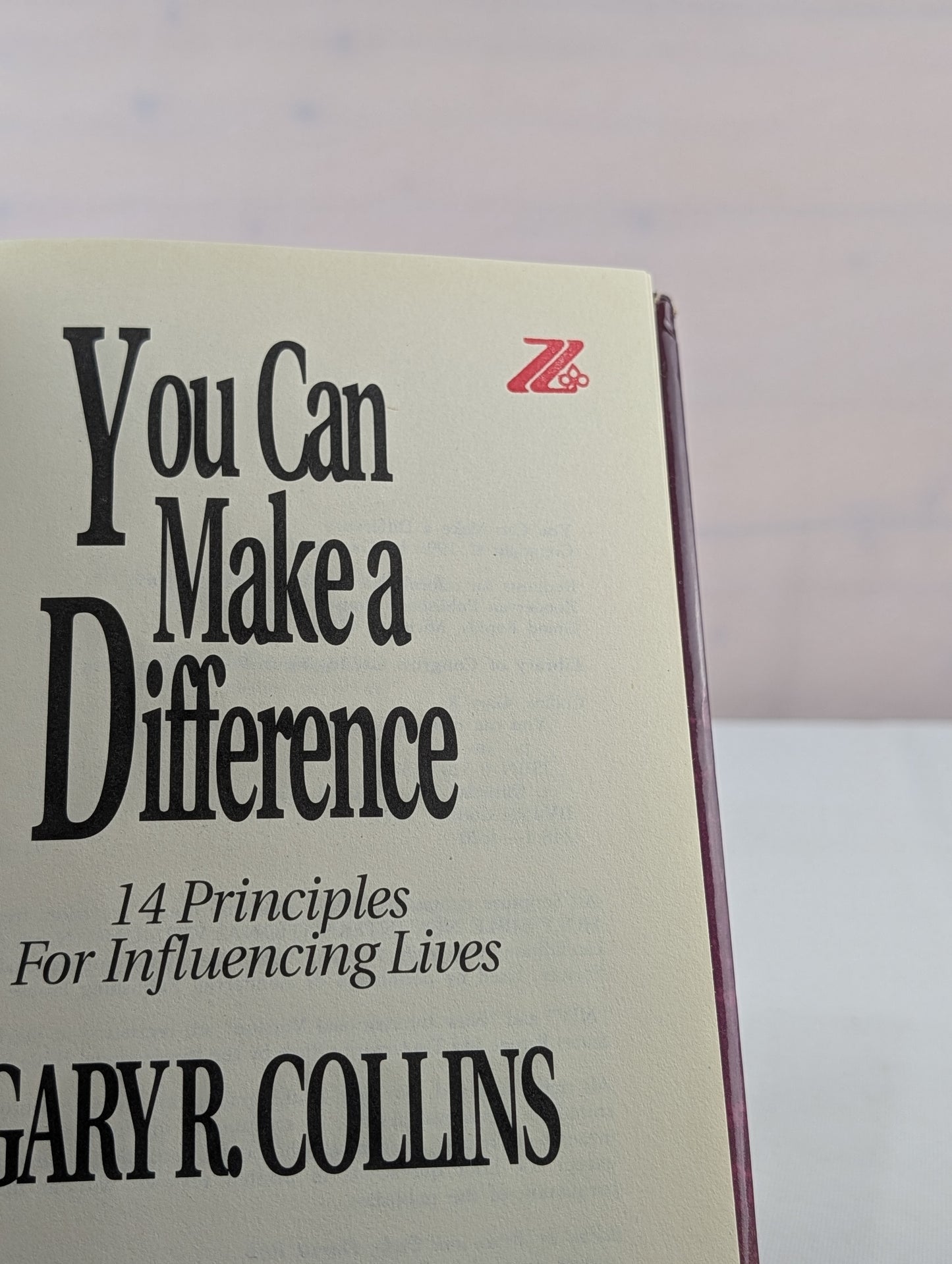 You Can Make a Difference: 14 Principles for Influencing Lives by Gary R. Collins