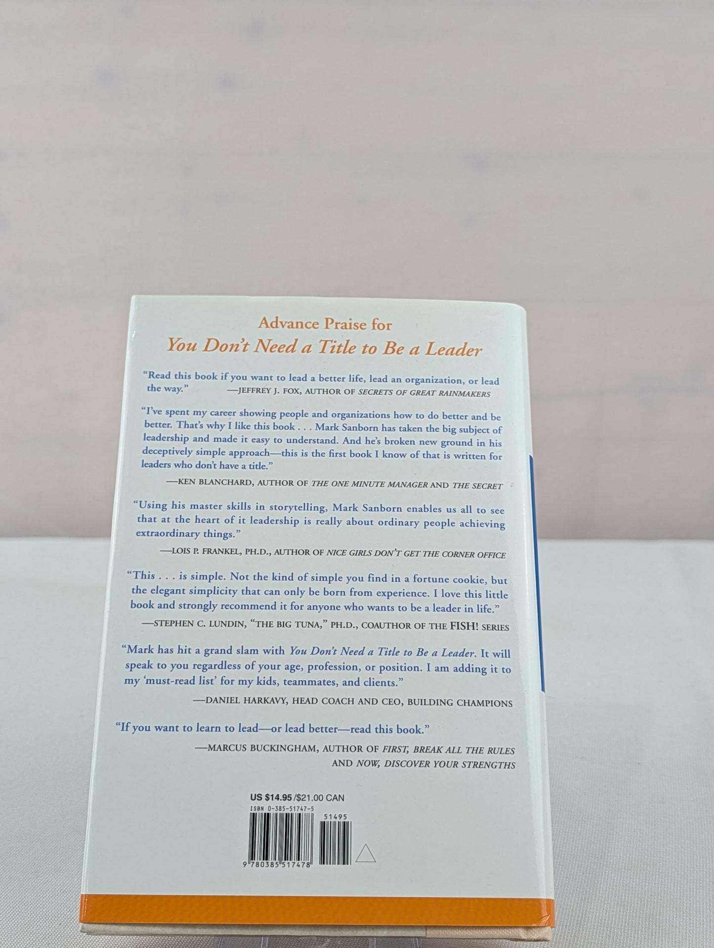 You Don't Need a Title to Be a Leader: How Anyone, Anywhere, Can Make a Positive Difference by Mark Sanborn