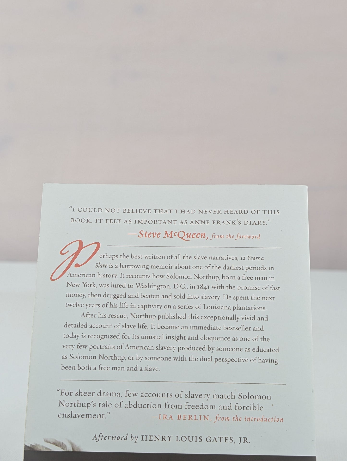 12 Years a Slave (Movie Tie-In) (Penguin Classics) by Solomon Northup, Henry Louis Gates, Ira Berlin, Steve McQueen