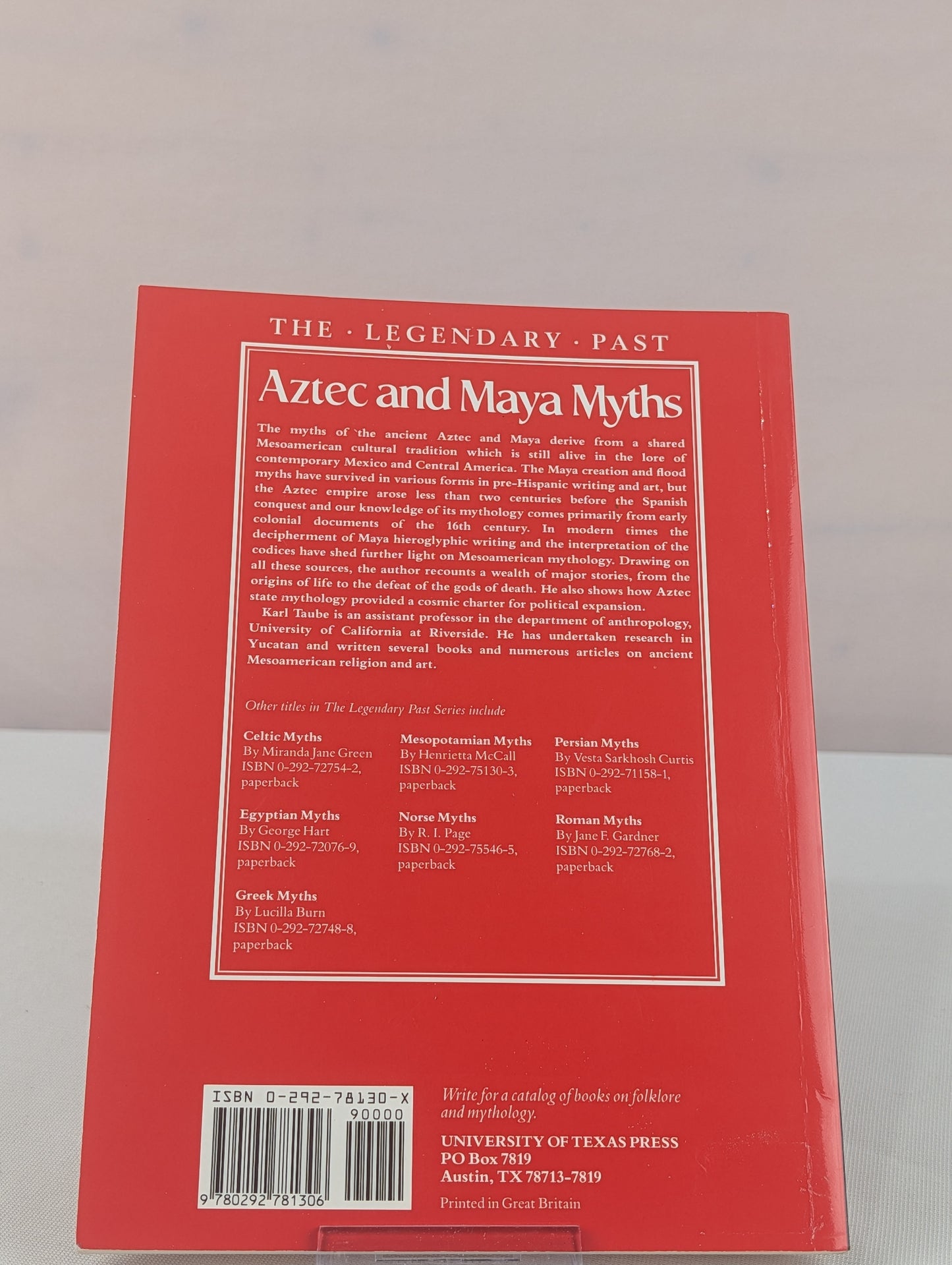Aztec and Maya Myths (Legendary Past) by Karl A. Taube