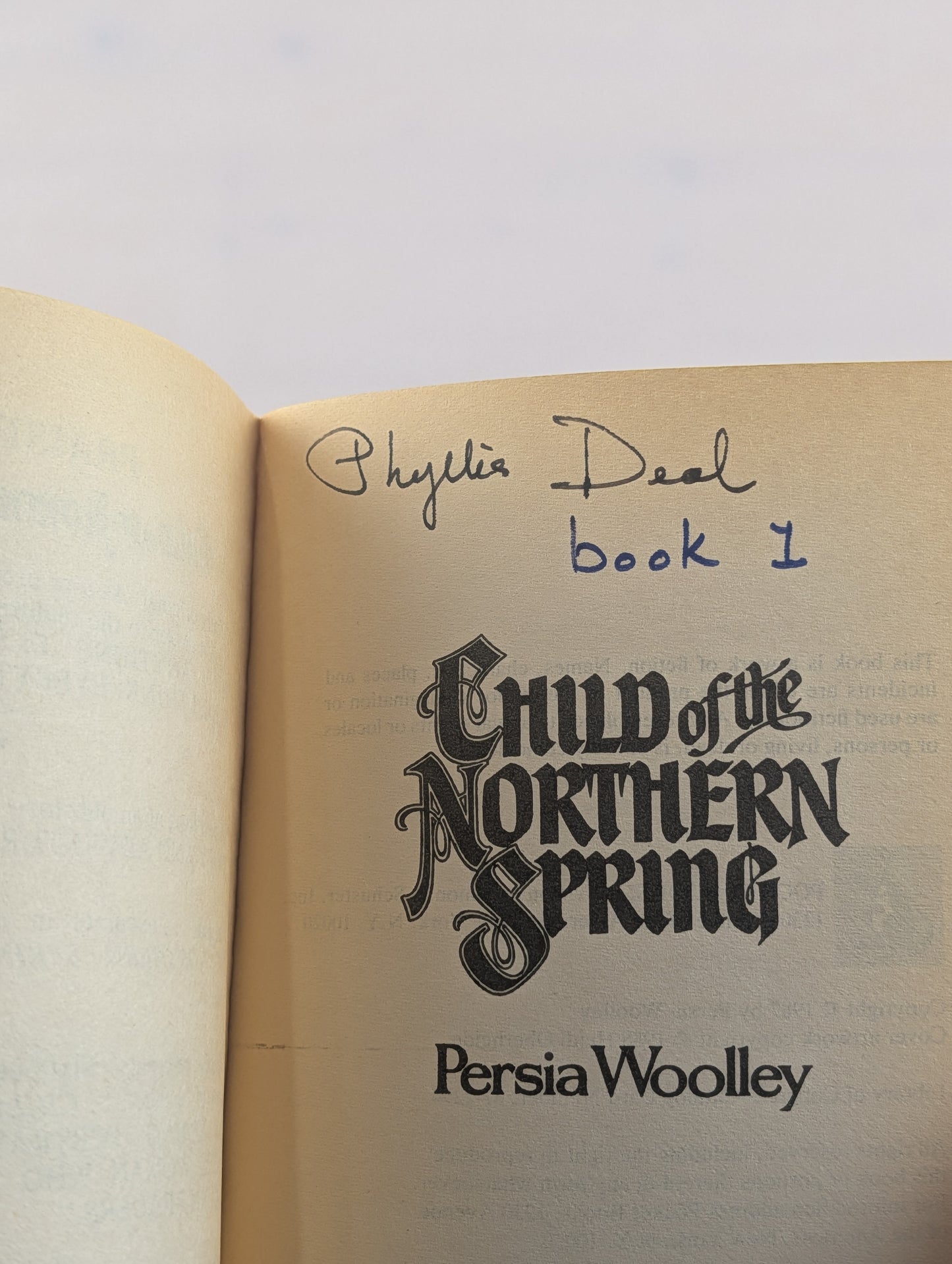 Child of the Northern Spring by Patricia Woolley