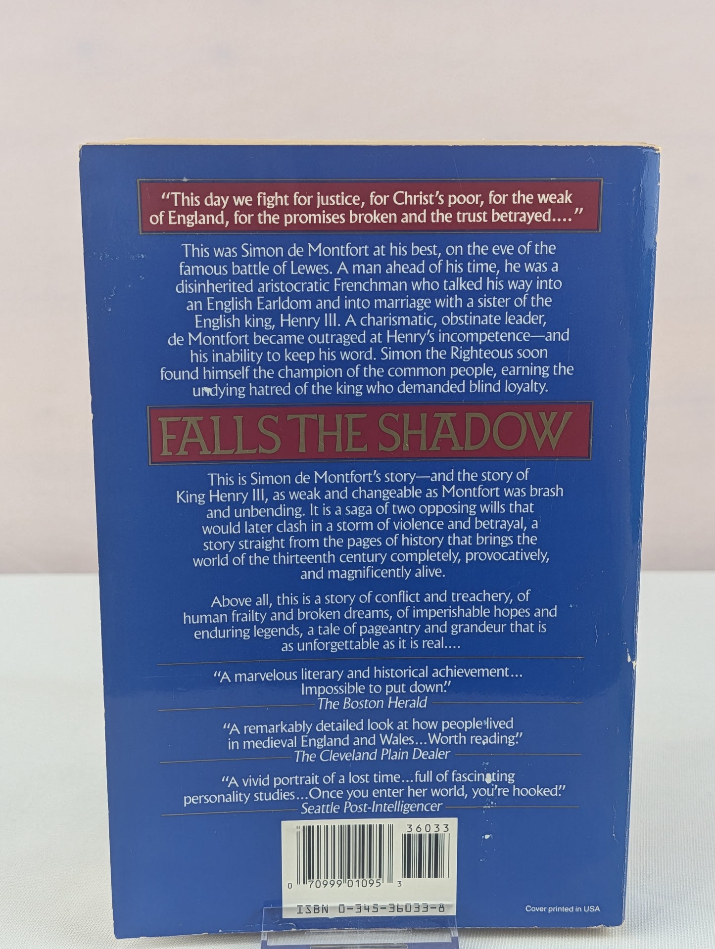 Falls the Shadow by Sharon Kay Penman