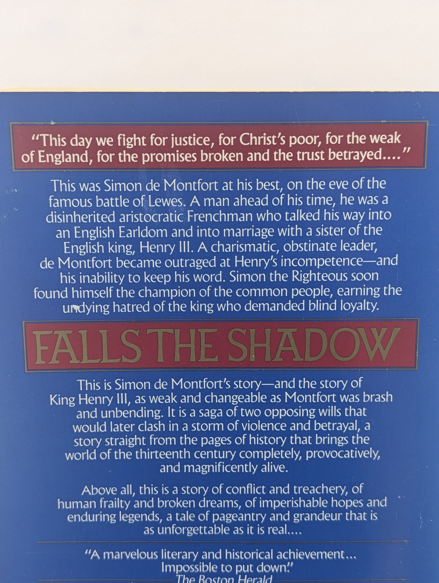 Falls the Shadow by Sharon Kay Penman