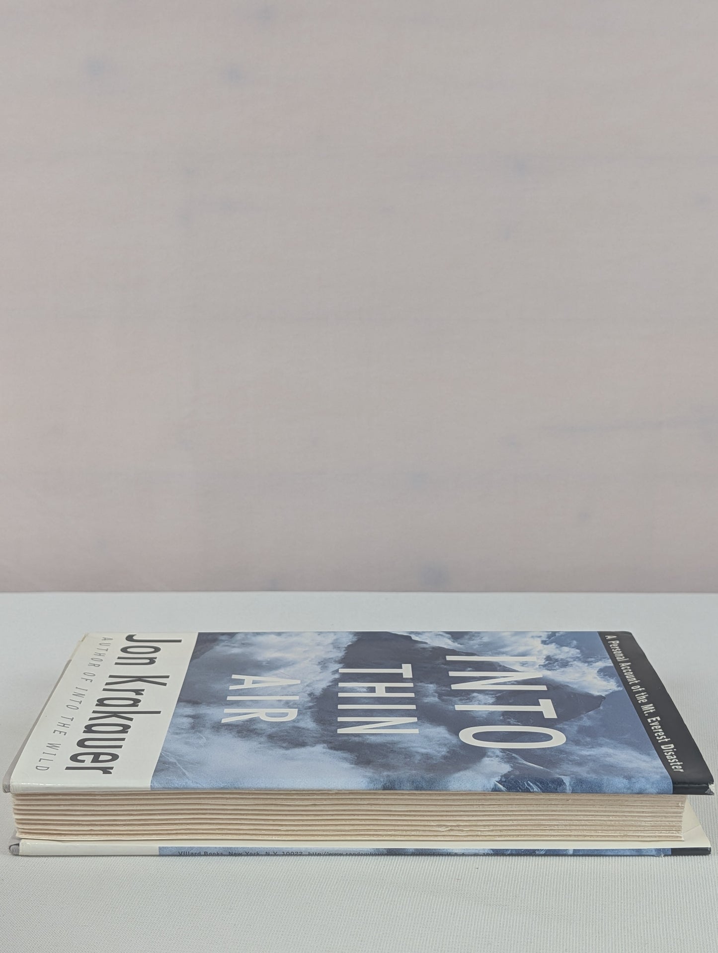 Into Thin Air: A Personal Account of the Mount Everest Disaster by Jon Krakauer