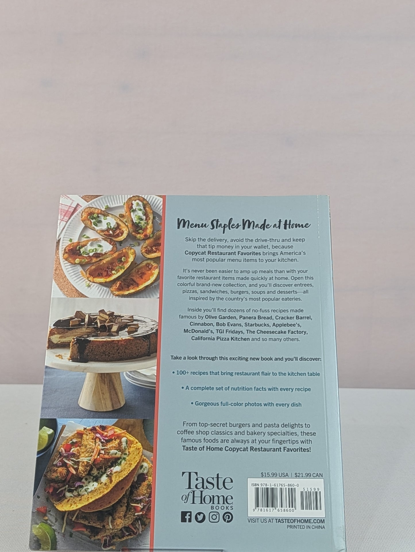 Taste of Home Copycat Restaurant Favorites: Restaurant Faves Made Easy at Home (Taste of Home Copycat Favorites) by Taste of Home