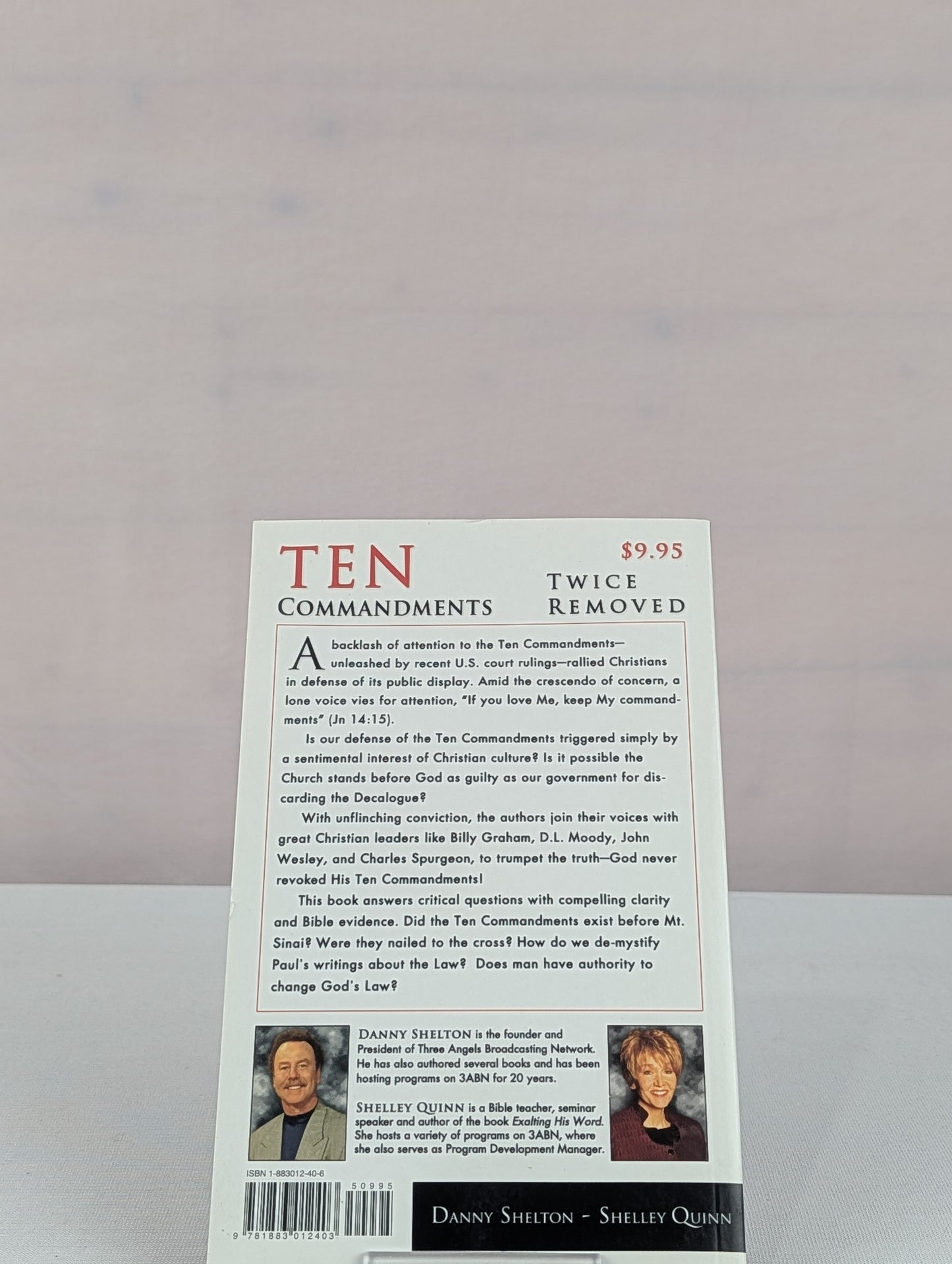 Ten Commandments Twice Removed by Danny Shelton, Shelley J. Quinn