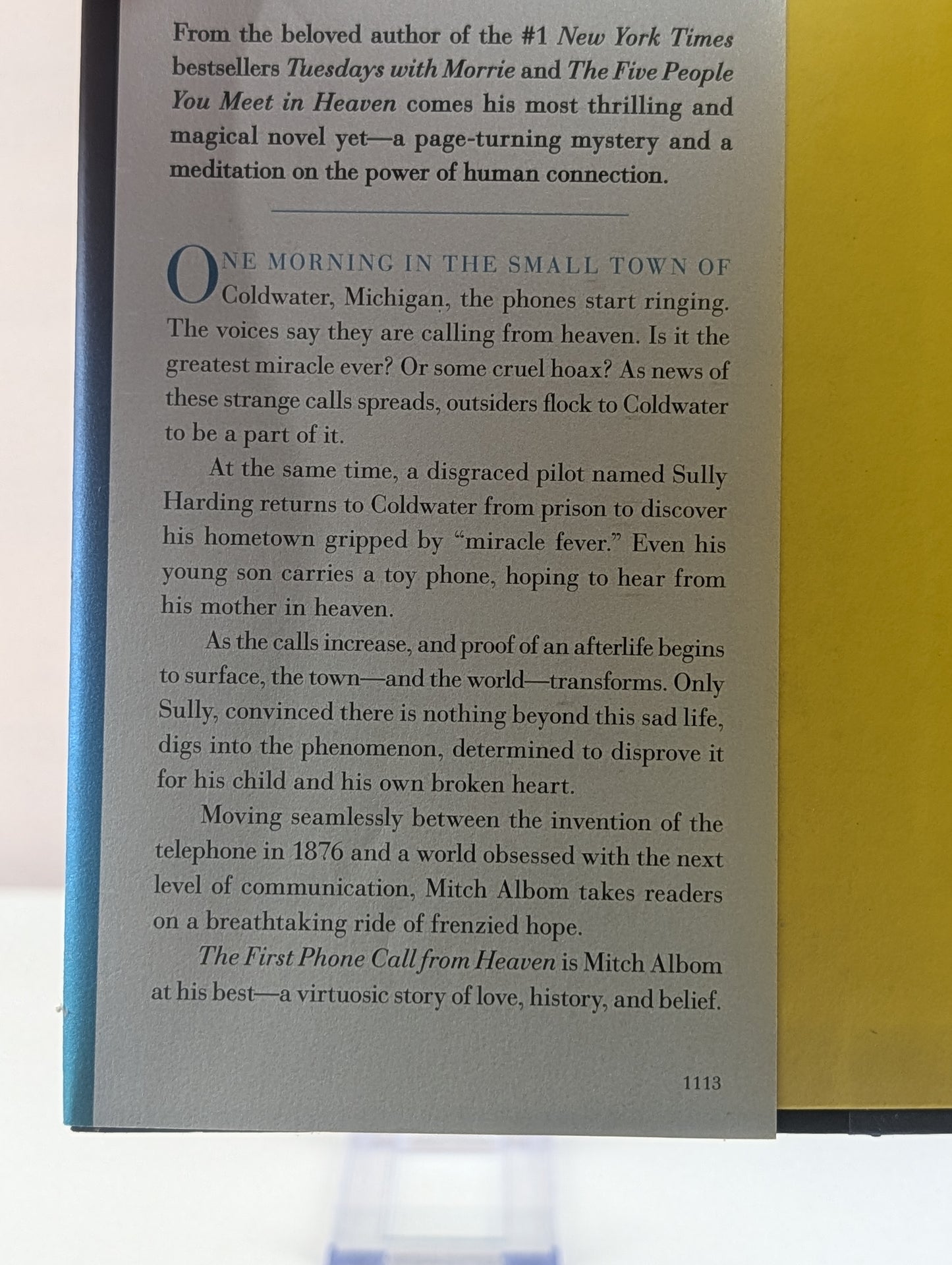 The First Phone Call from Heaven: A Novel by Mitch Albom
