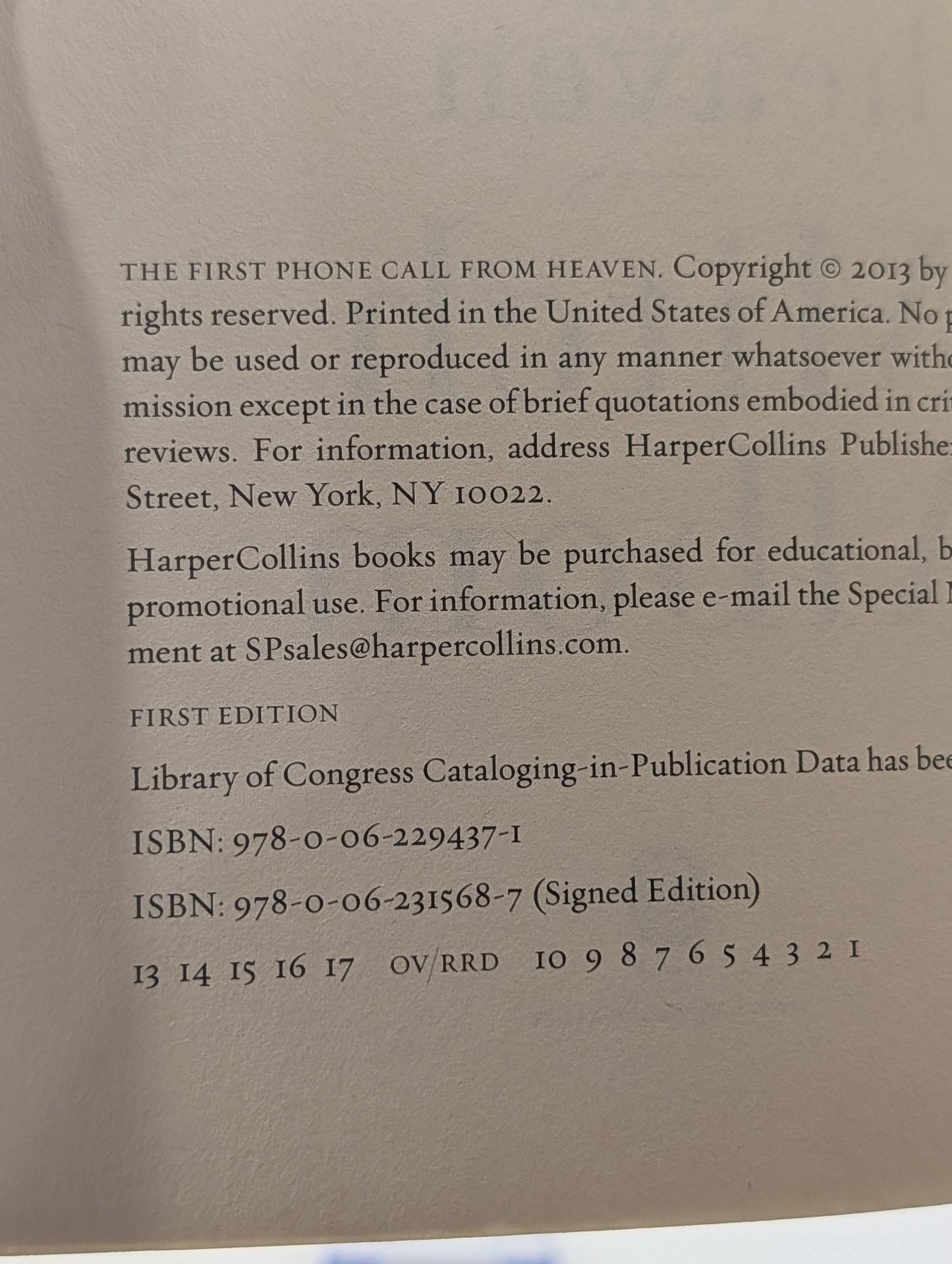 The First Phone Call from Heaven: A Novel by Mitch Albom