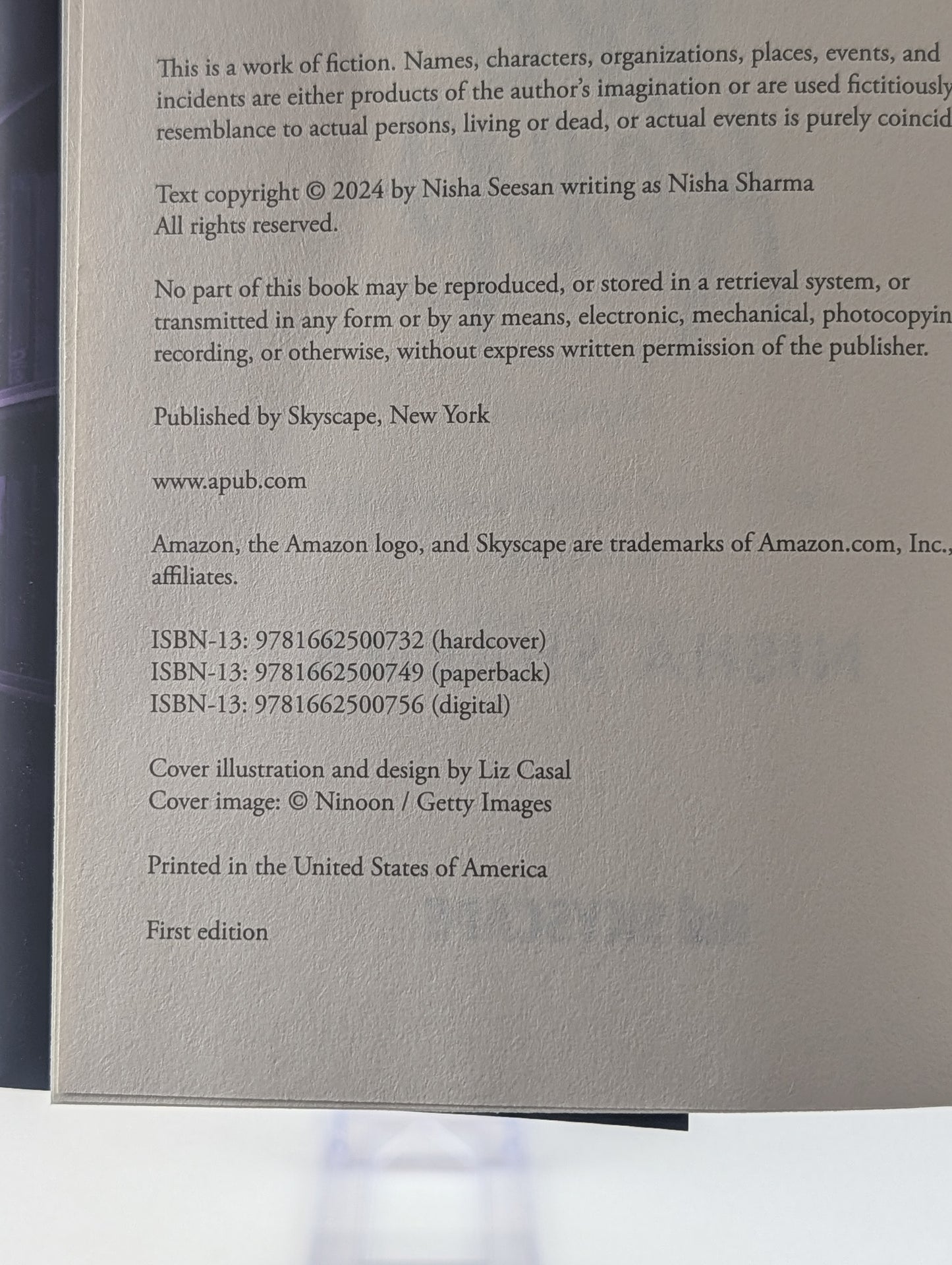 The Letters We Keep: A Novel by Nisha Sharma