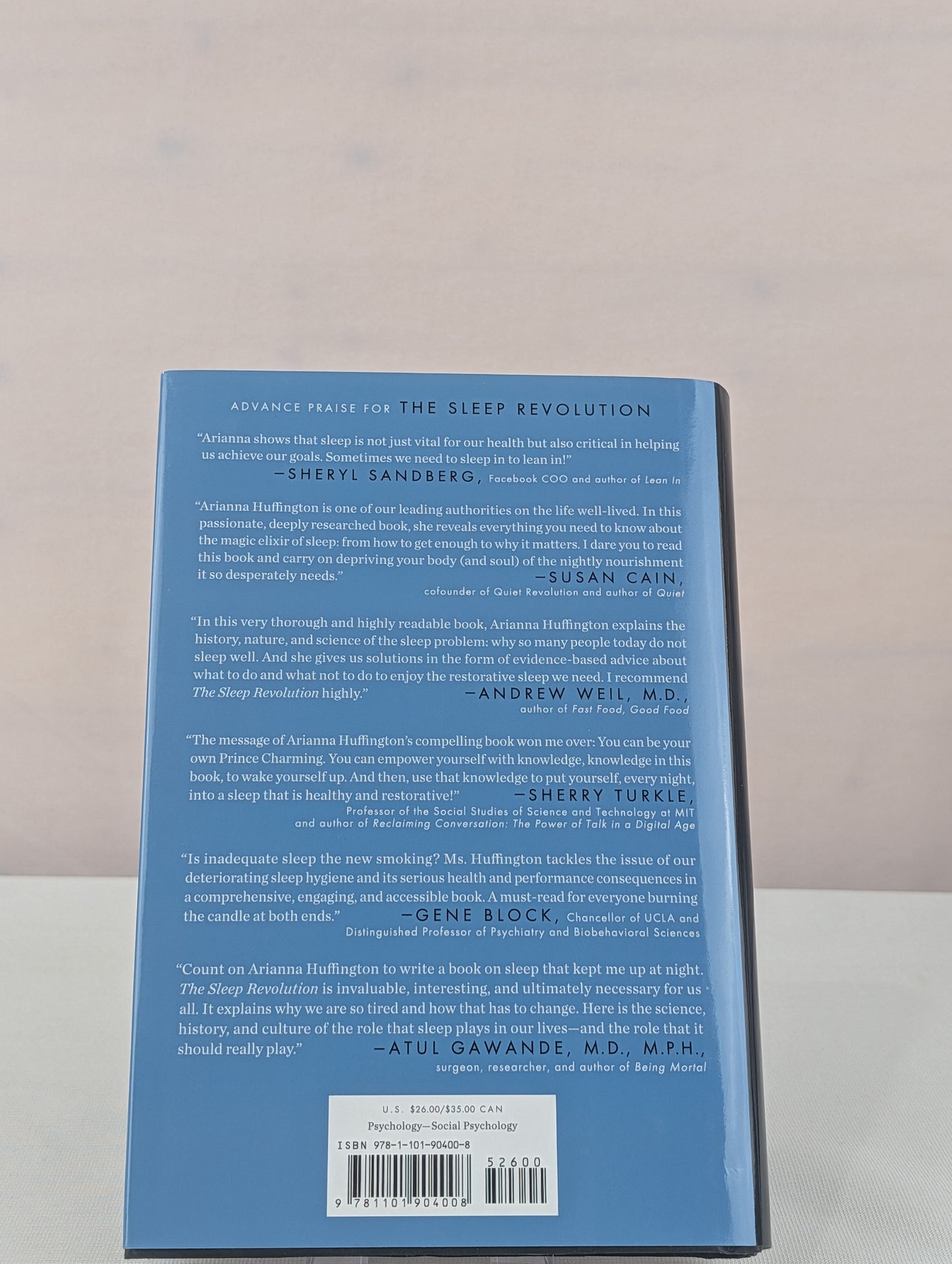 The Sleep Revolution: Transforming Your Life, One Night at a Time by Arianna Huffington