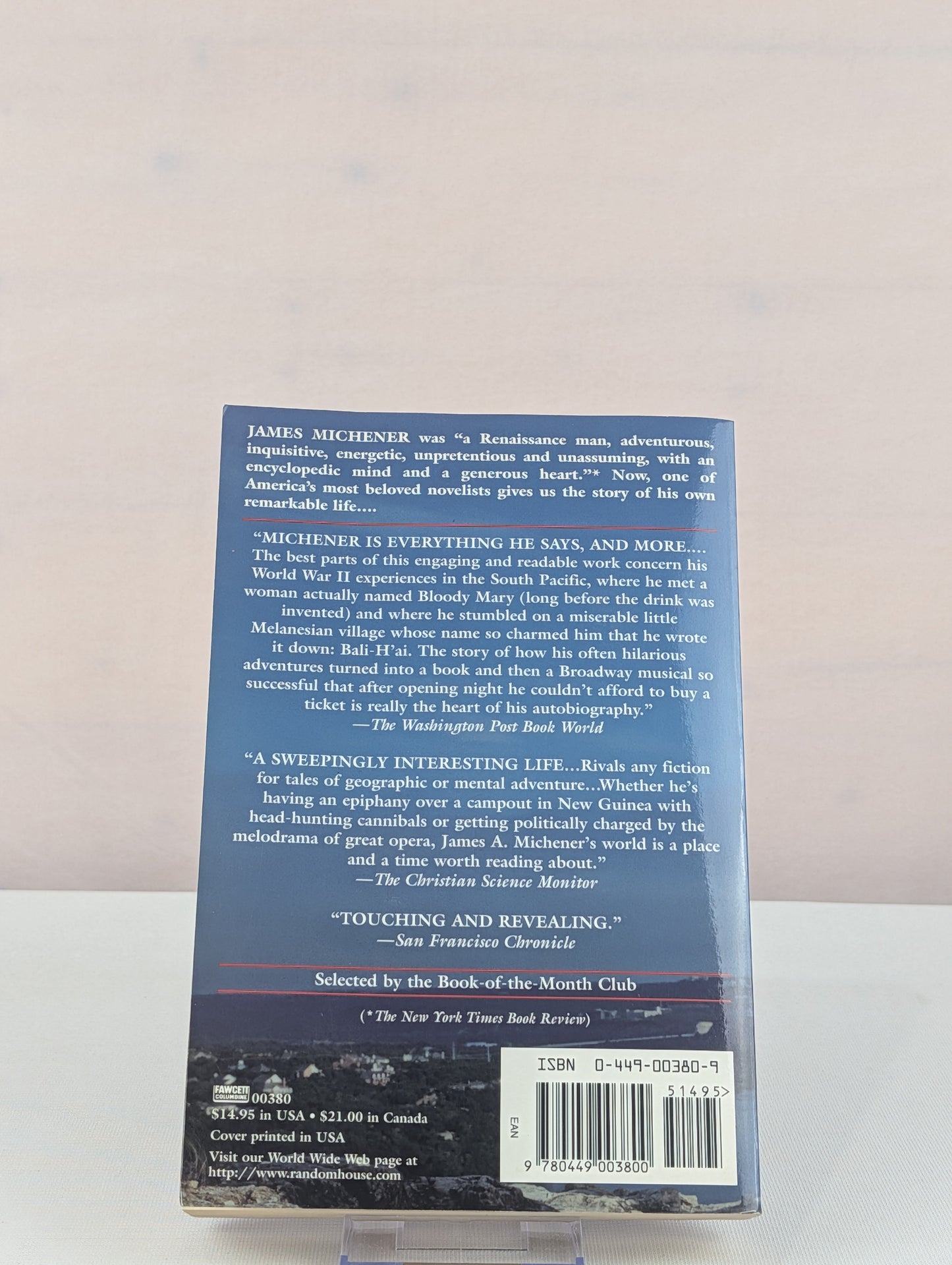 World Is My Home by James A. Michener