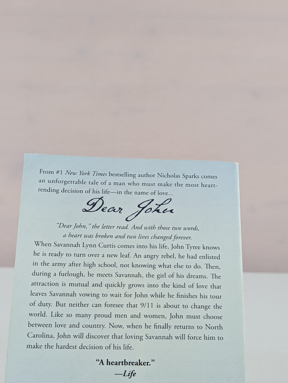 Dear John by Nicholas Sparks