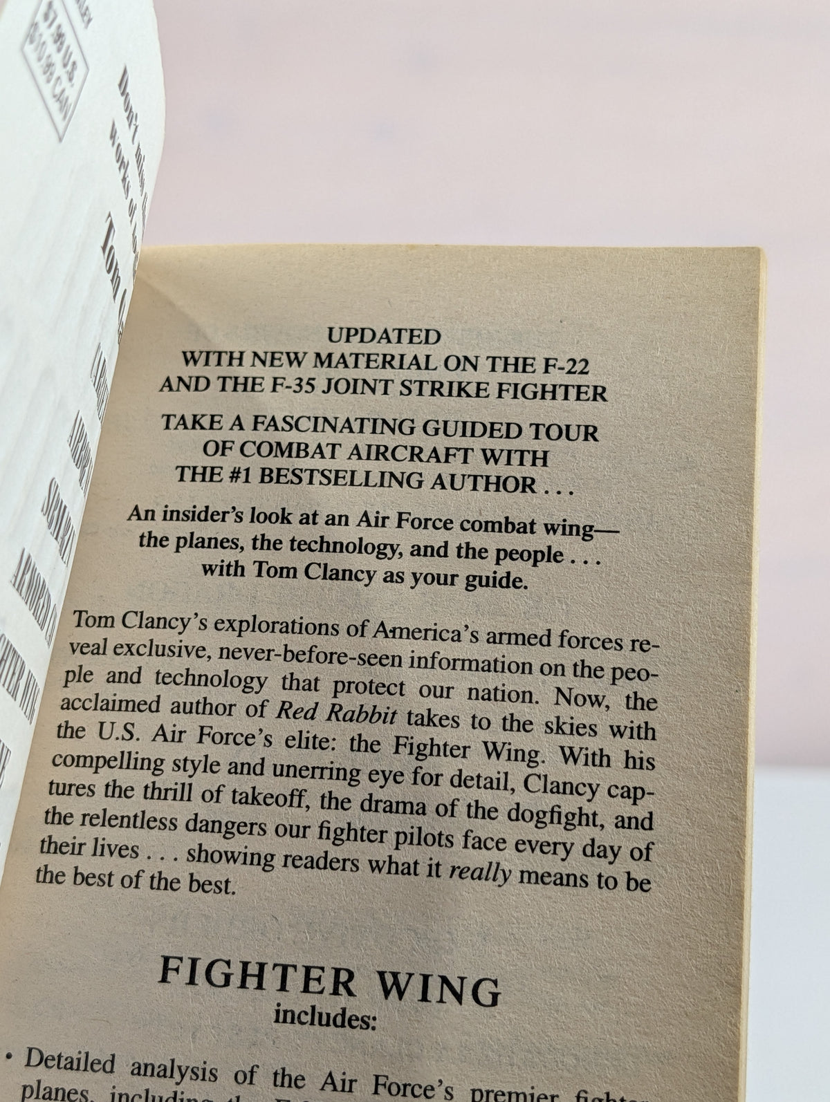 Fighter Wing: A Guided Tour of an Air Force Combat Wing (Tom Clancy's Military Referenc) by Tom Clancy, John Gresham