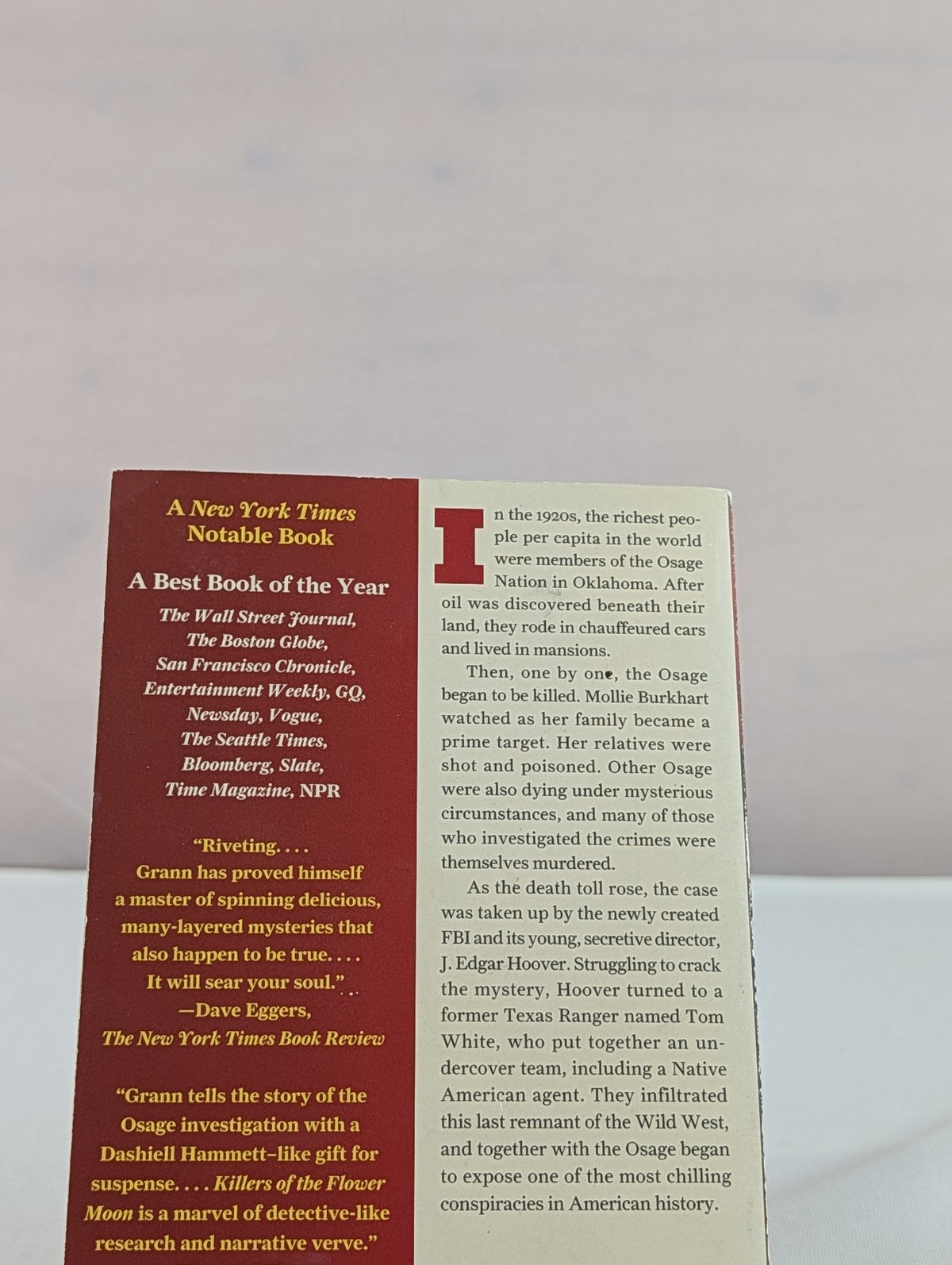 Killers of the Flower Moon: The Osage Murders and the Birth of the FBI by David Grann