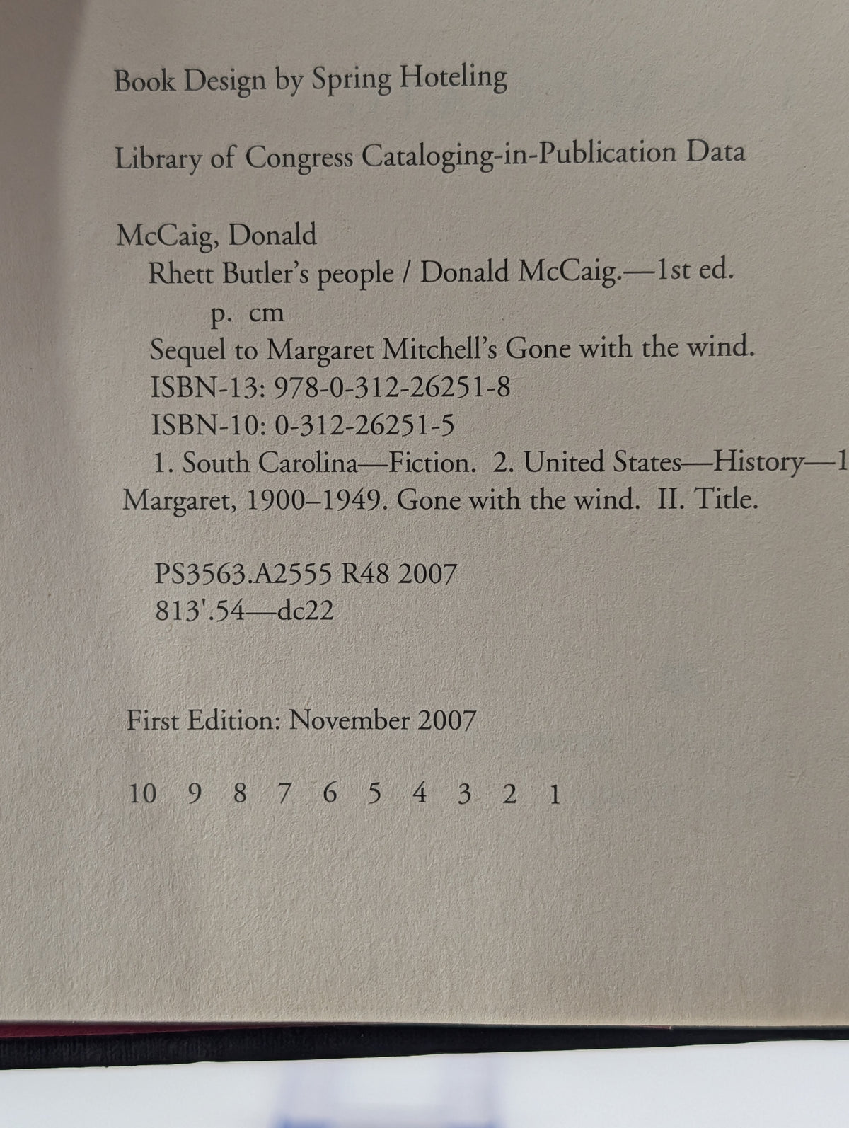 Rhett Butler's People by Donald McCaig